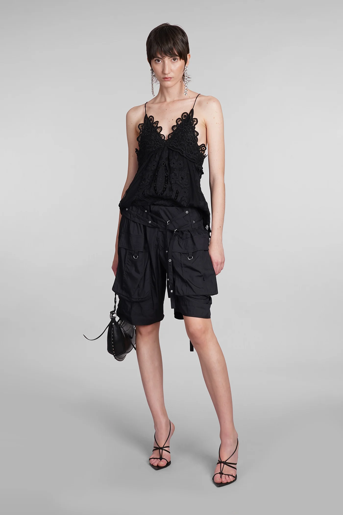 Victoria Topwear in black polyamide - Image 2
