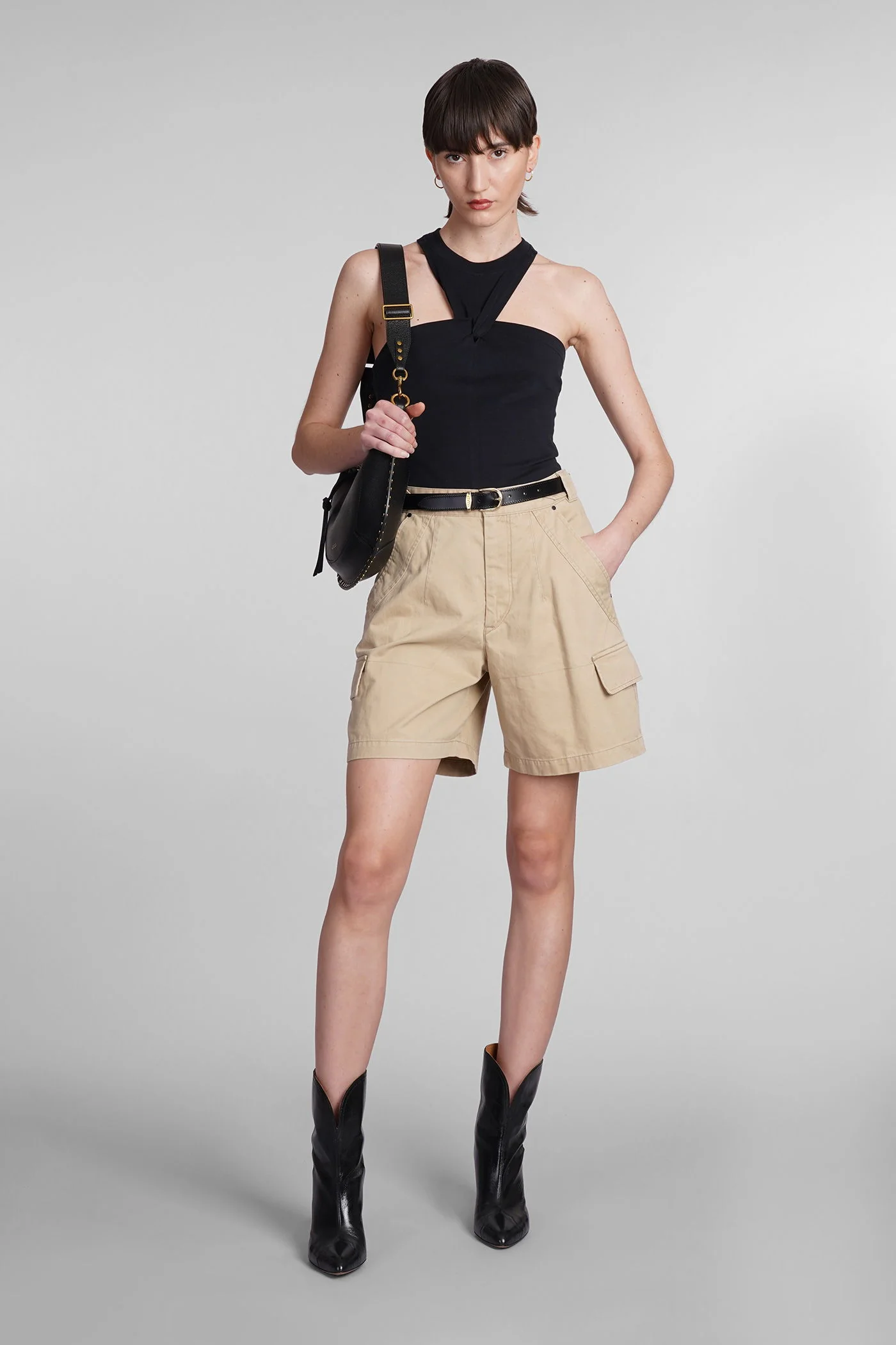 Zineba Topwear in black cotton - Image 2