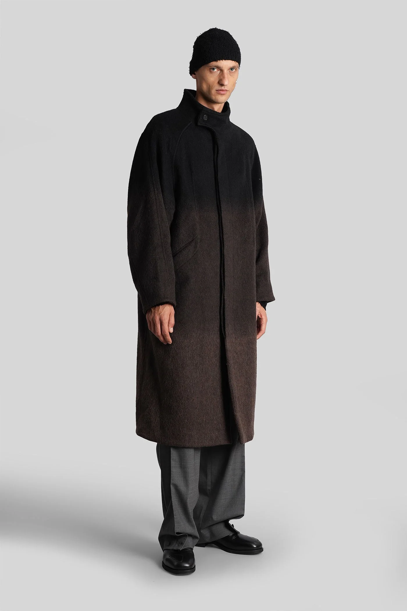 Terr Coat Coat in brown wool - Image 4