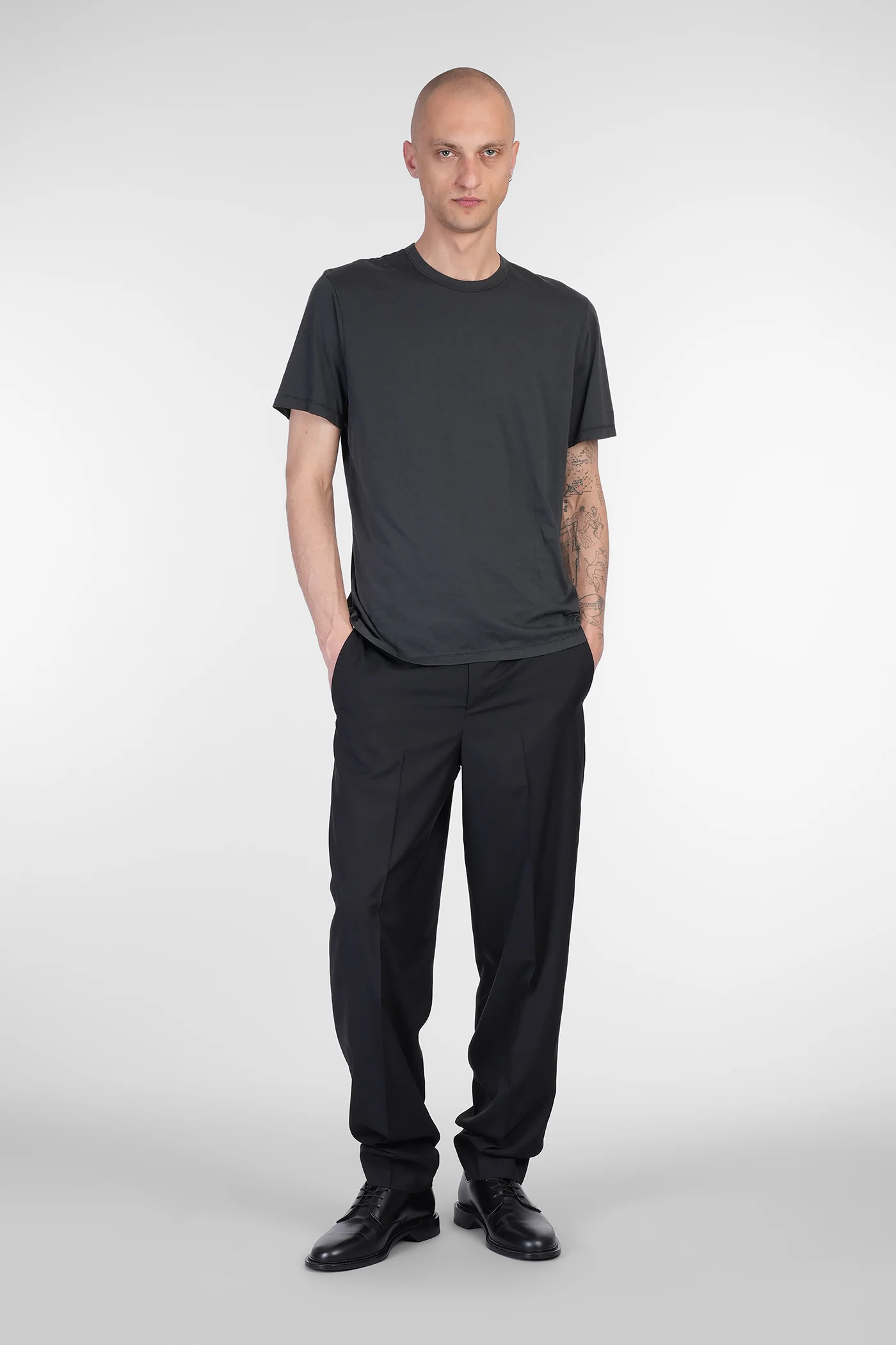 T-Shirt in grey cotton - Image 2