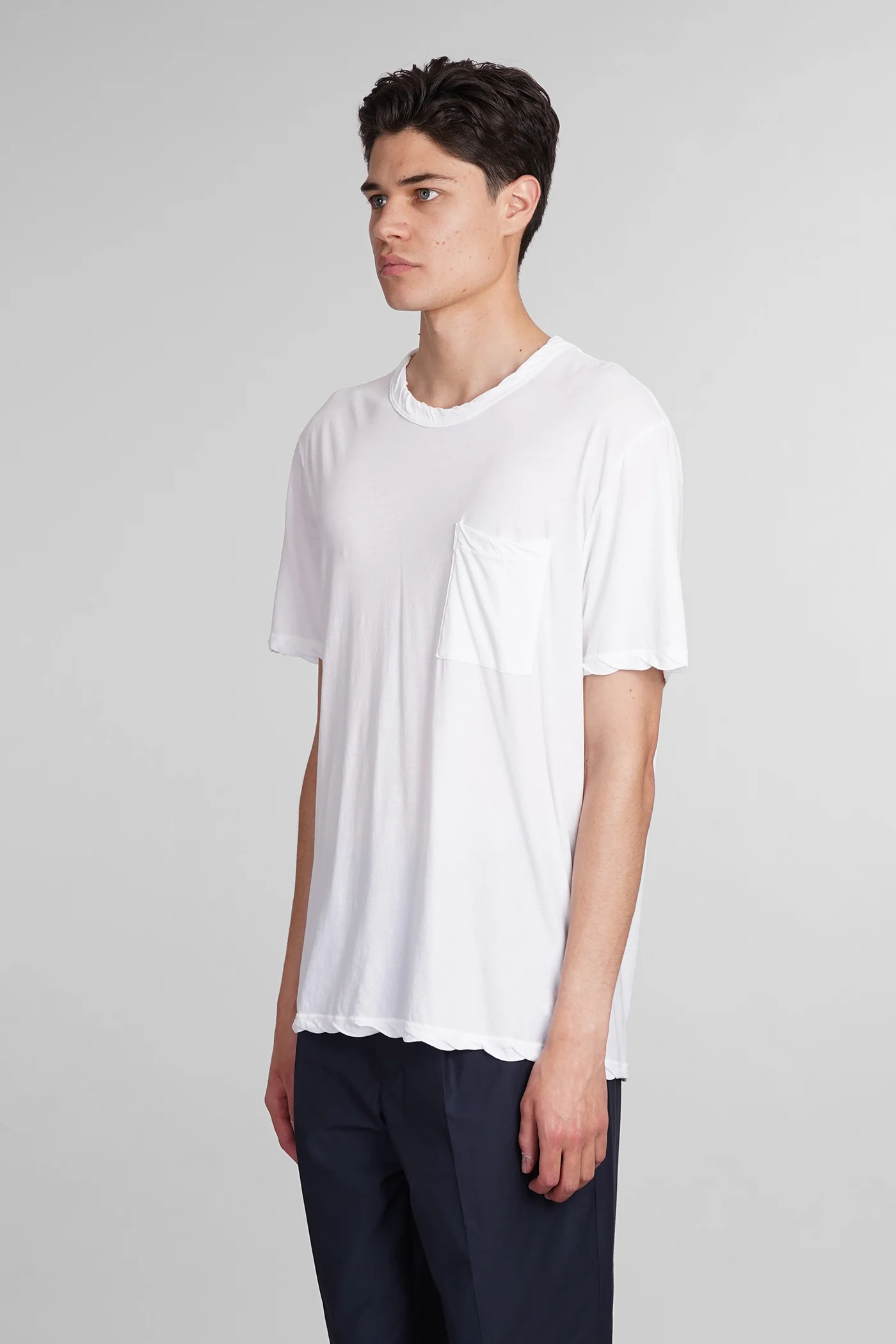 T-Shirt in white cotton - Image 4