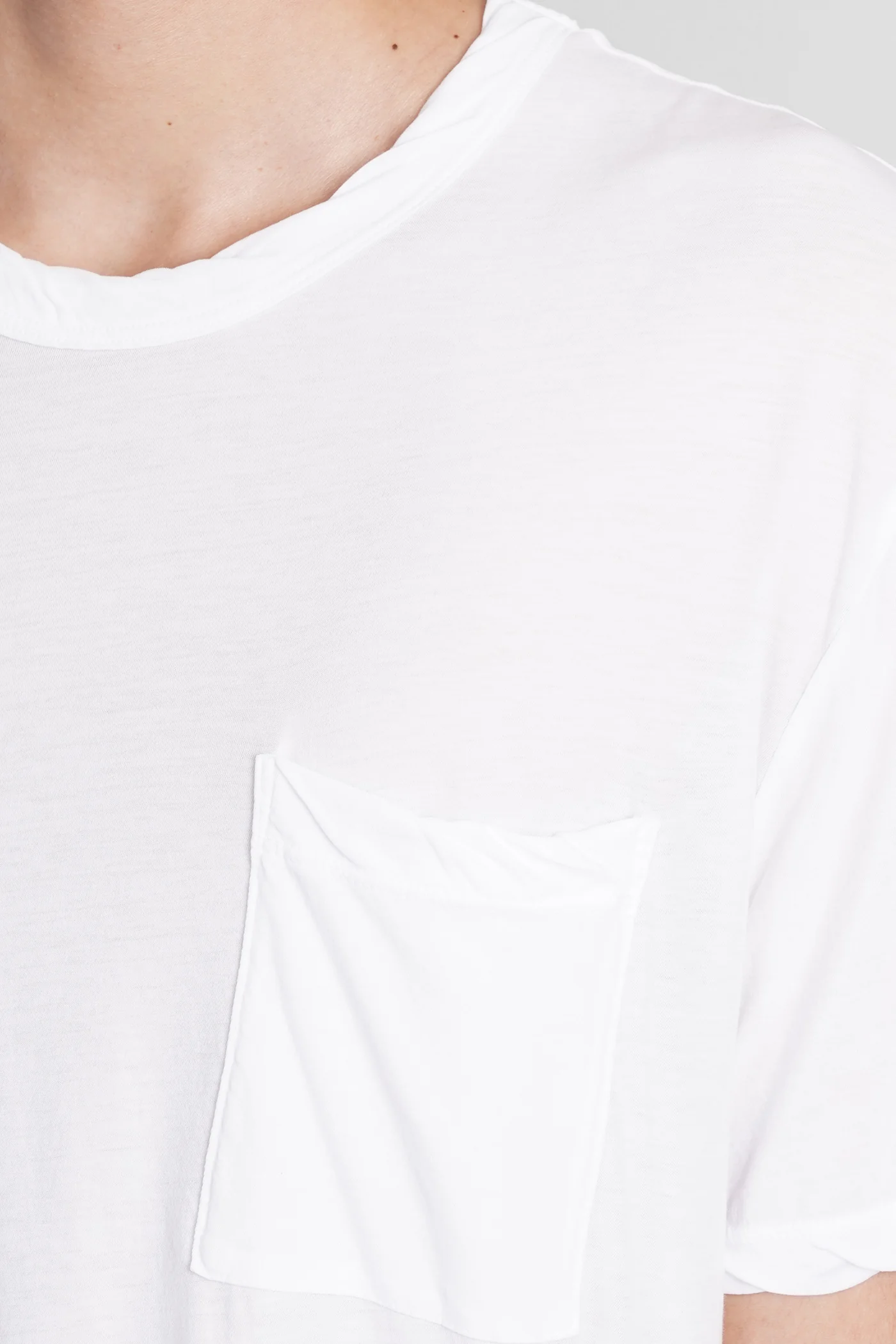 T-Shirt in white cotton - Image 5