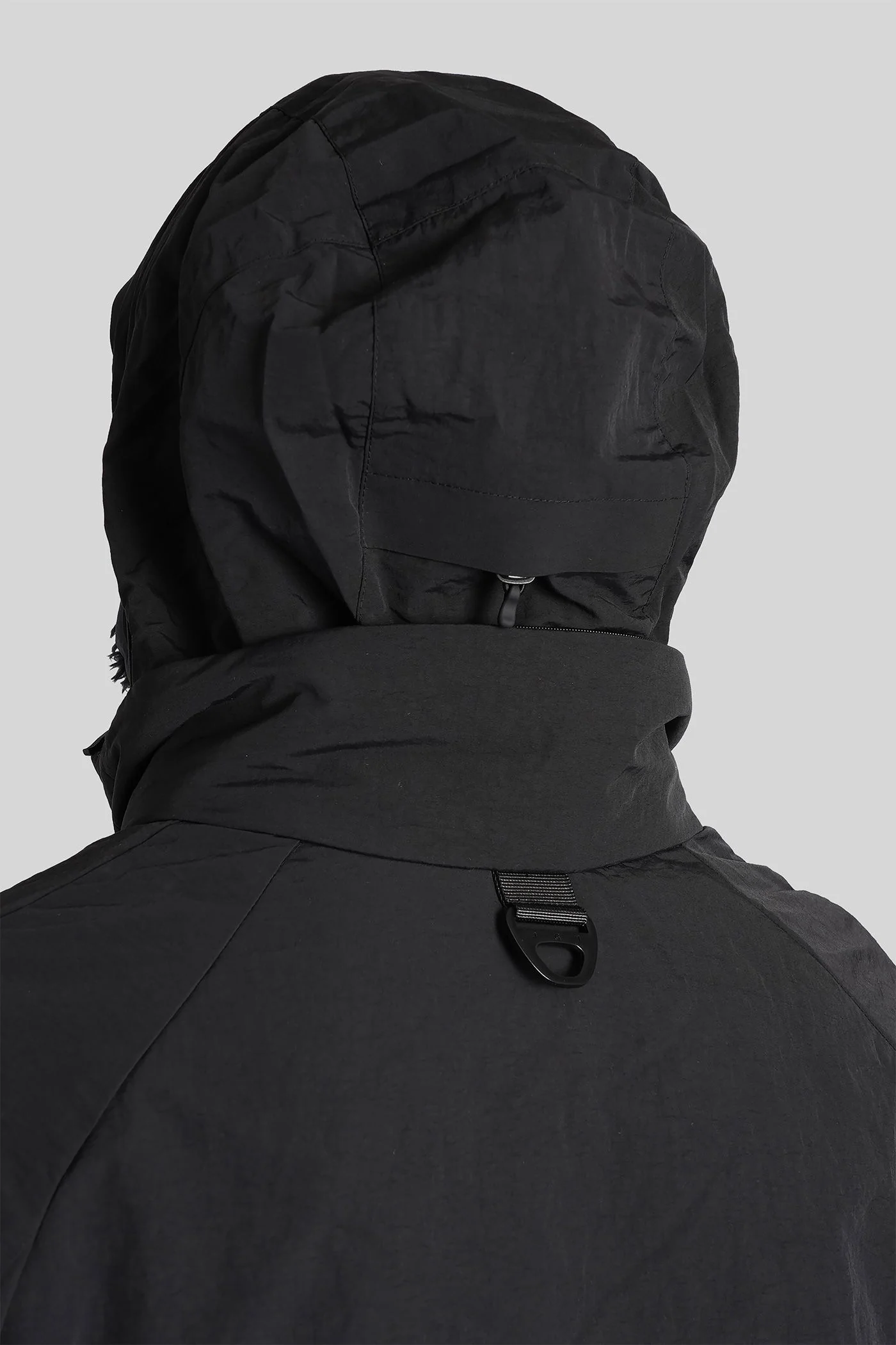 Casual jacket in black polyamide - Image 10
