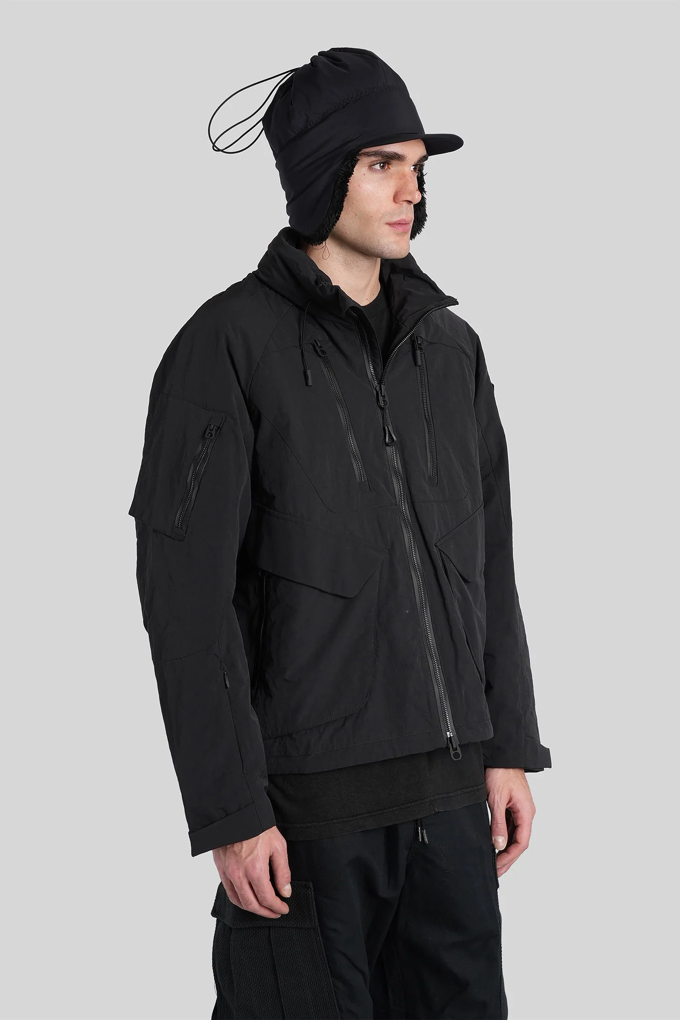 Casual jacket in black polyamide - Image 24