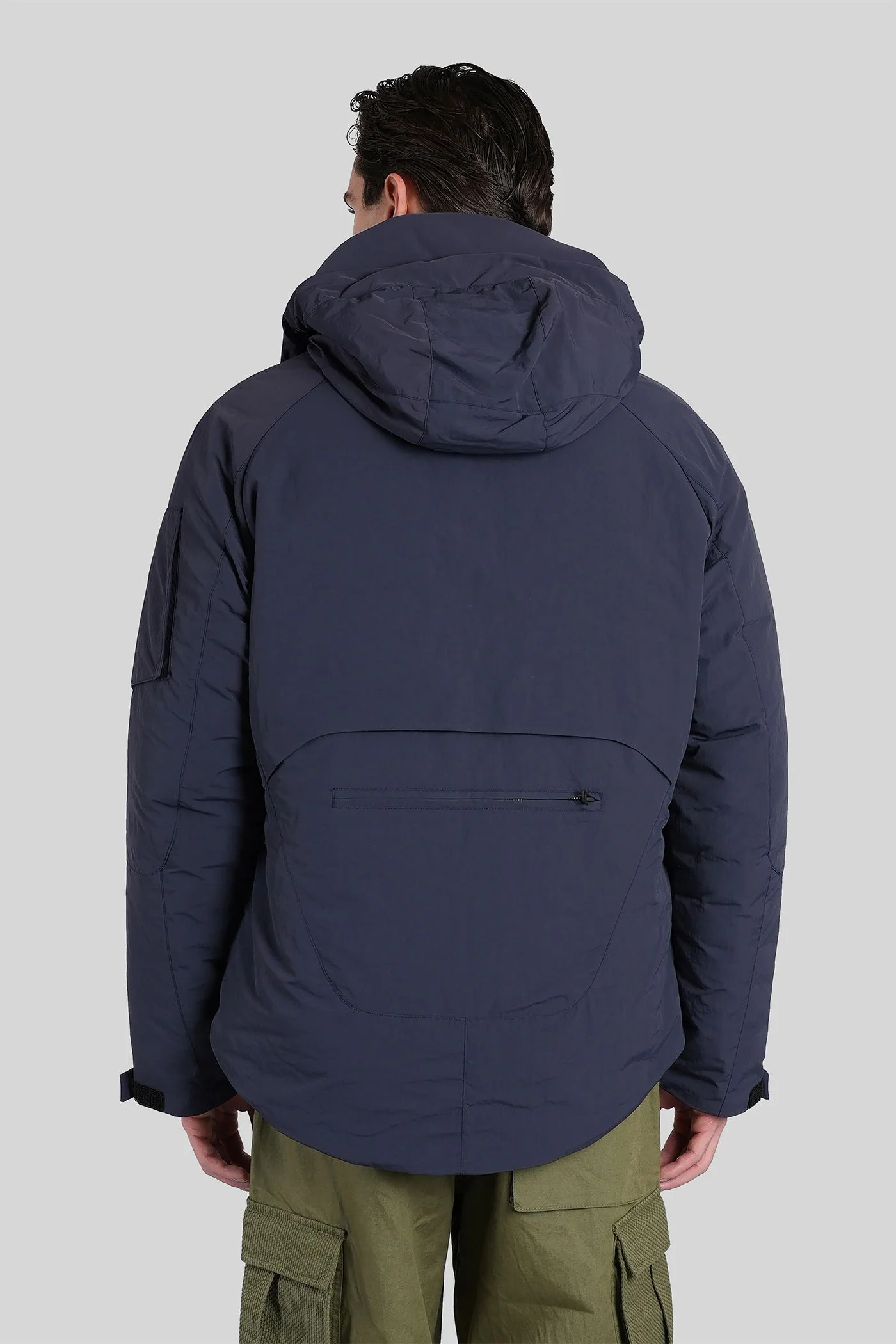 Casual jacket in blue polyamide - Image 18
