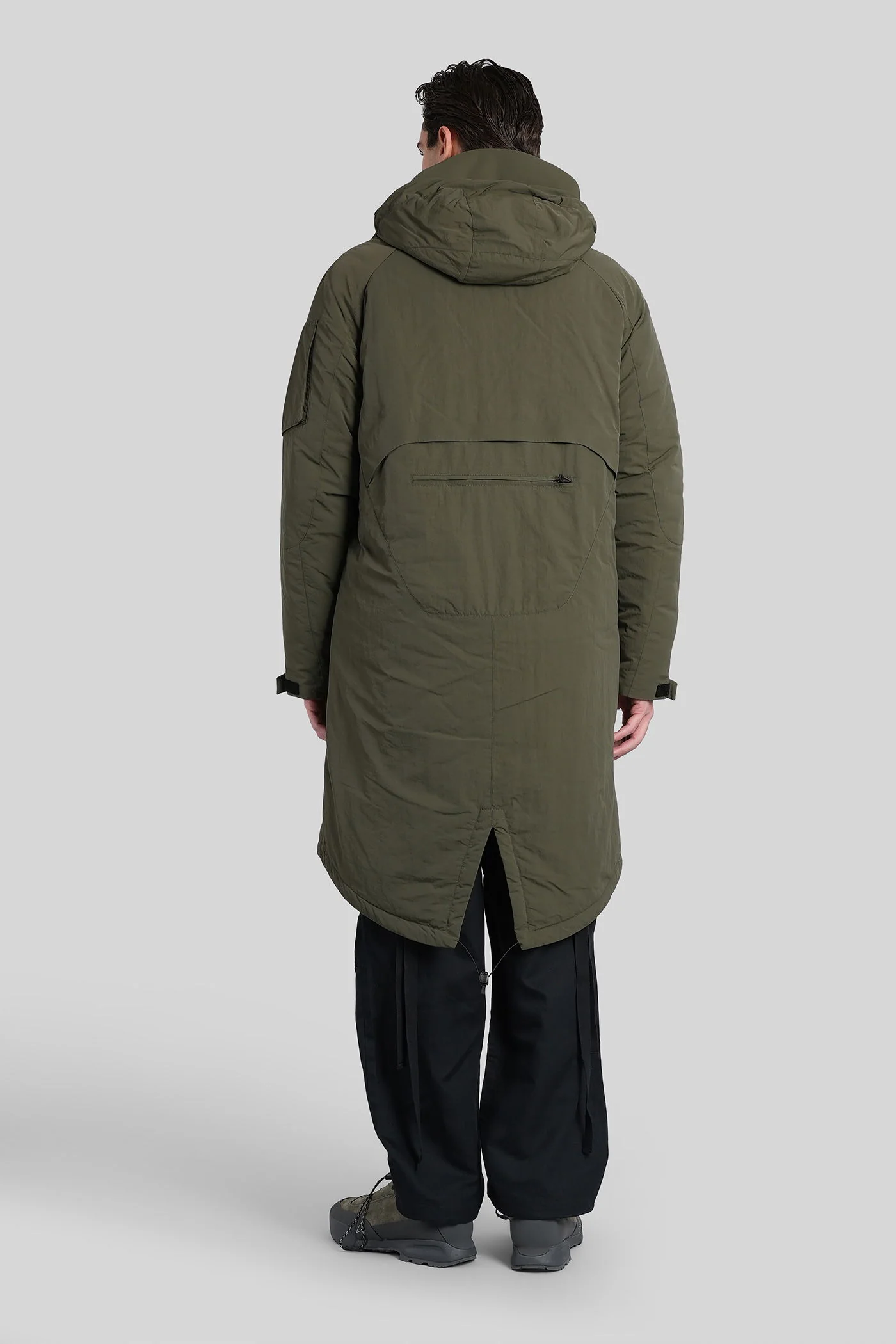 puffer in green polyamide - Image 3