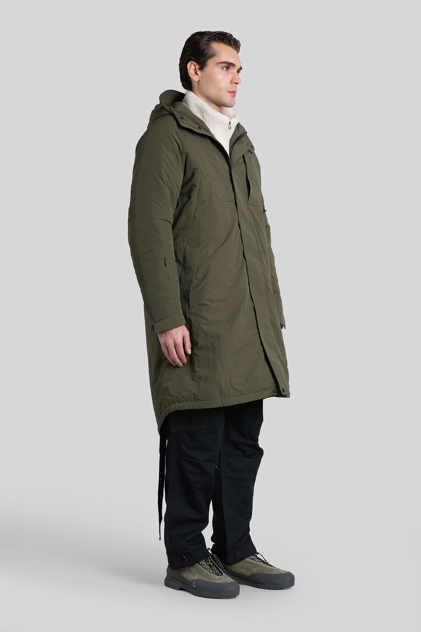 puffer in green polyamide - Image 4