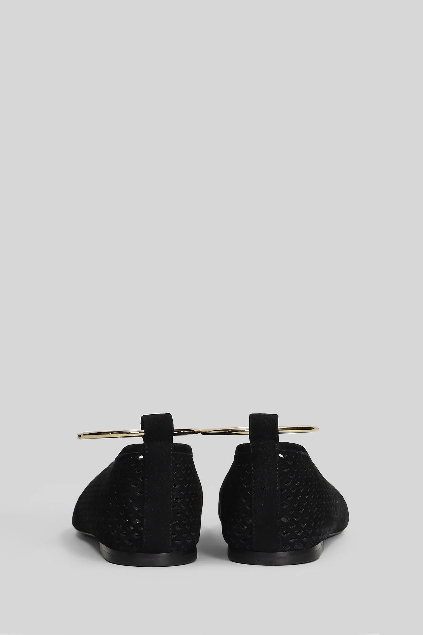 Ballet flats in black leather - Image 4