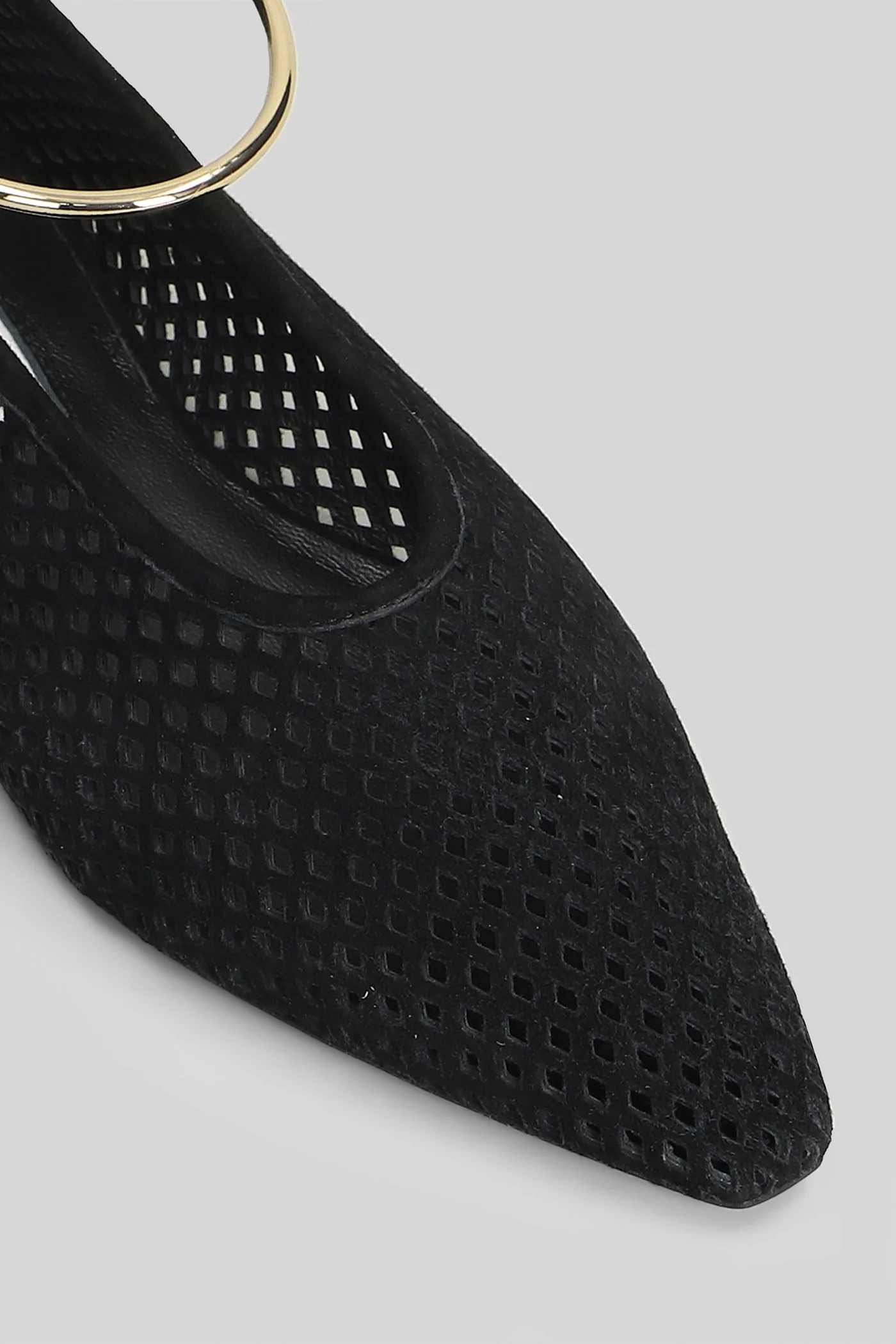 Ballet flats in black leather - Image 5