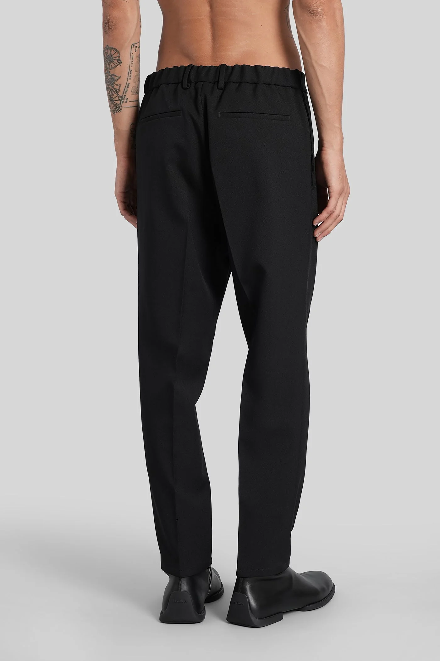 D 06 Pants in black polyester - Image 3