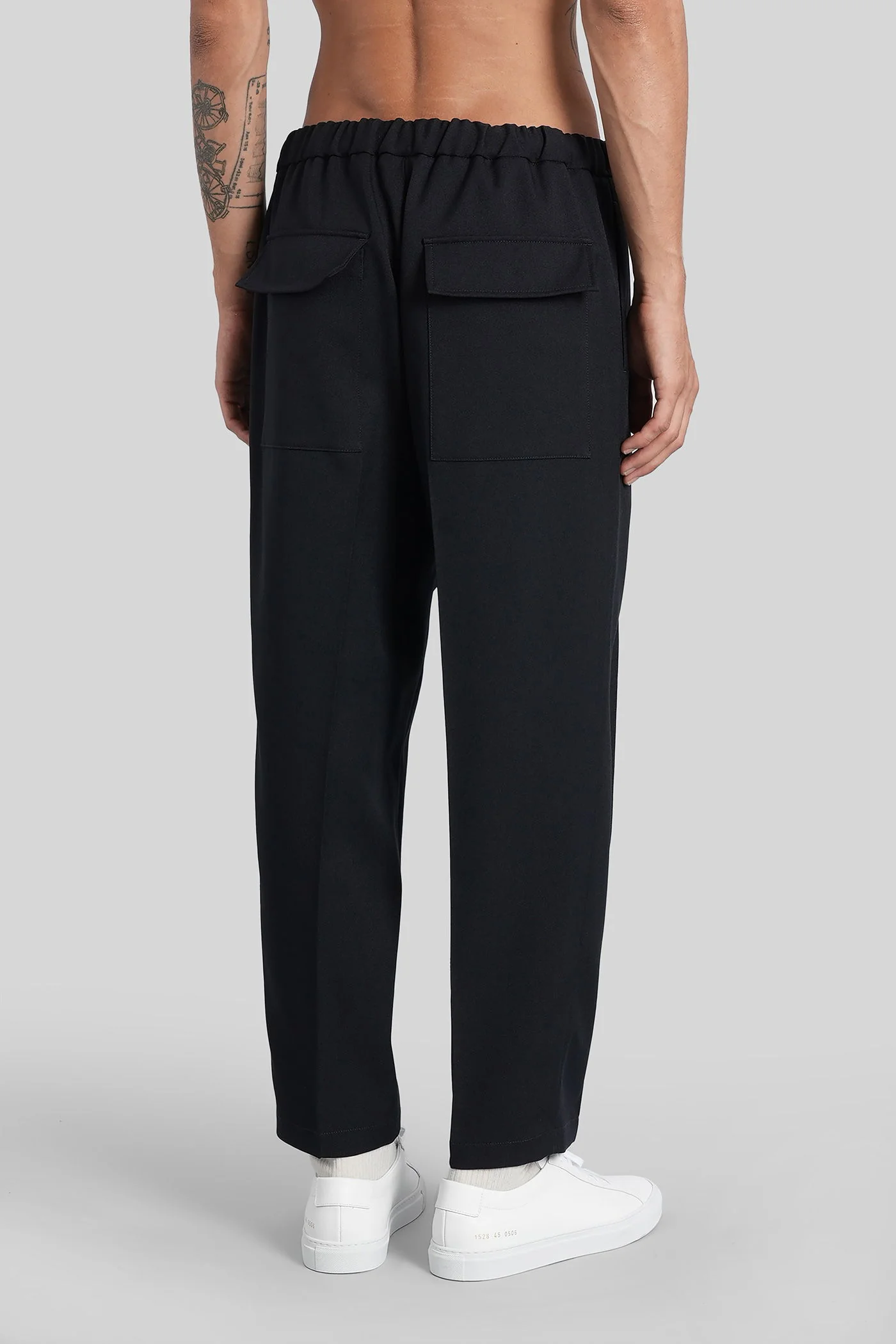 D 09 Pants in blue polyester - Image 3