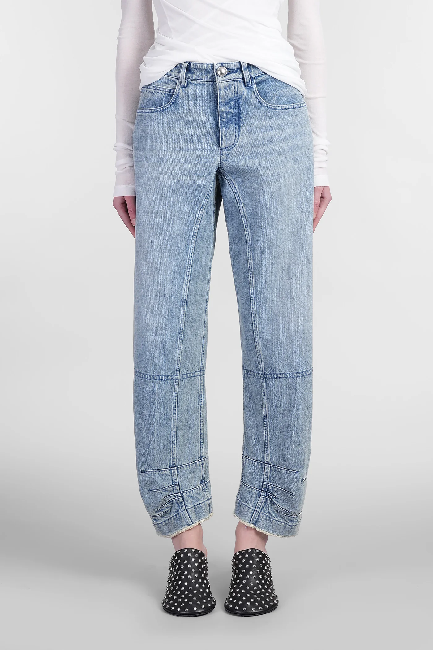 Jeans in blue denim