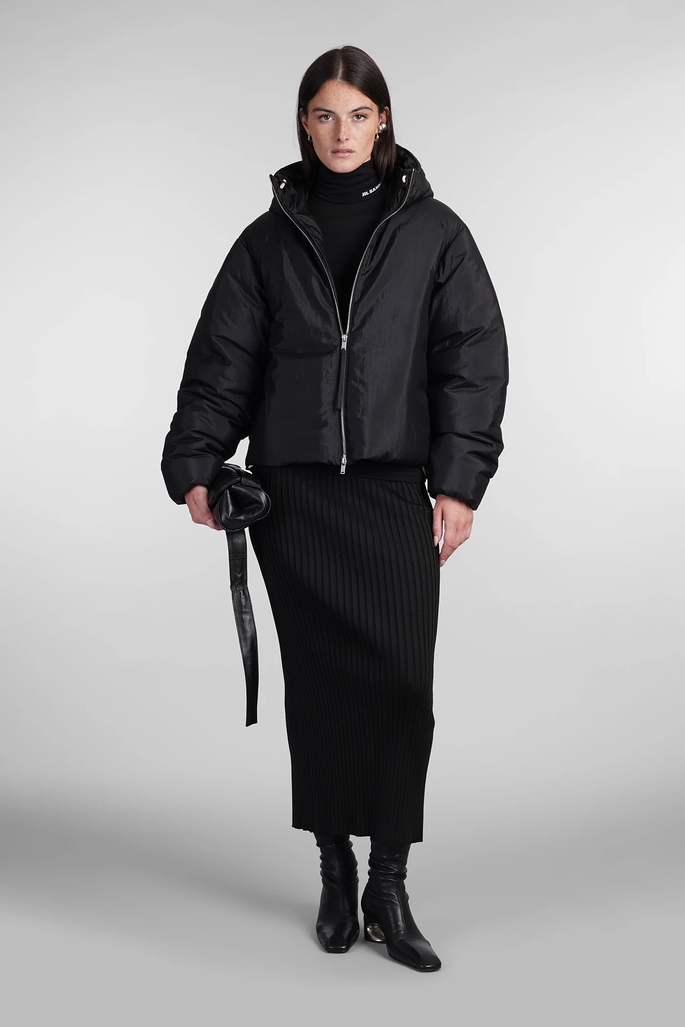 puffer in black polyamide - Image 2