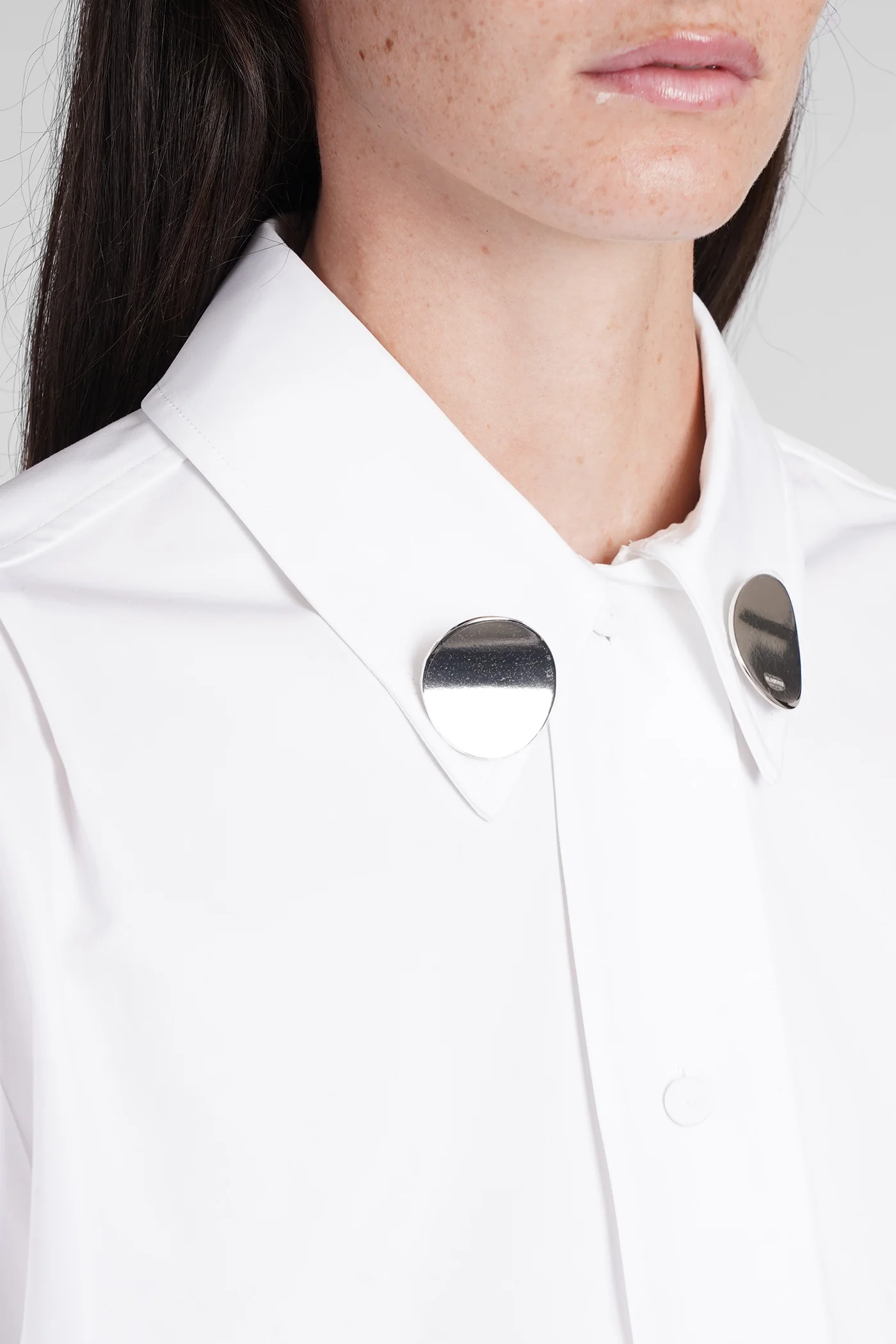 Shirt in white cotton - Image 5