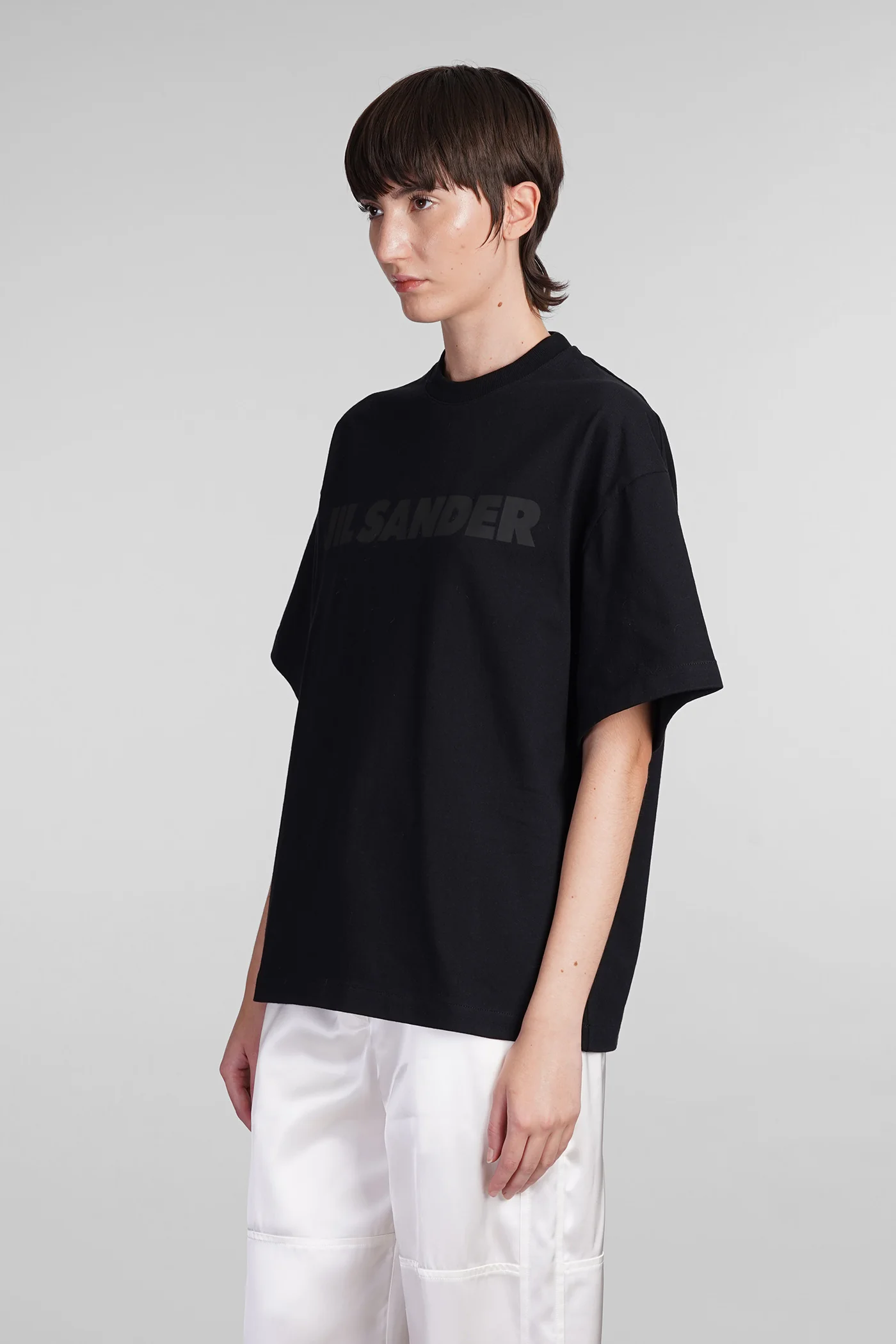 T shirt cn ss os T-Shirt in black cotton - Image 4