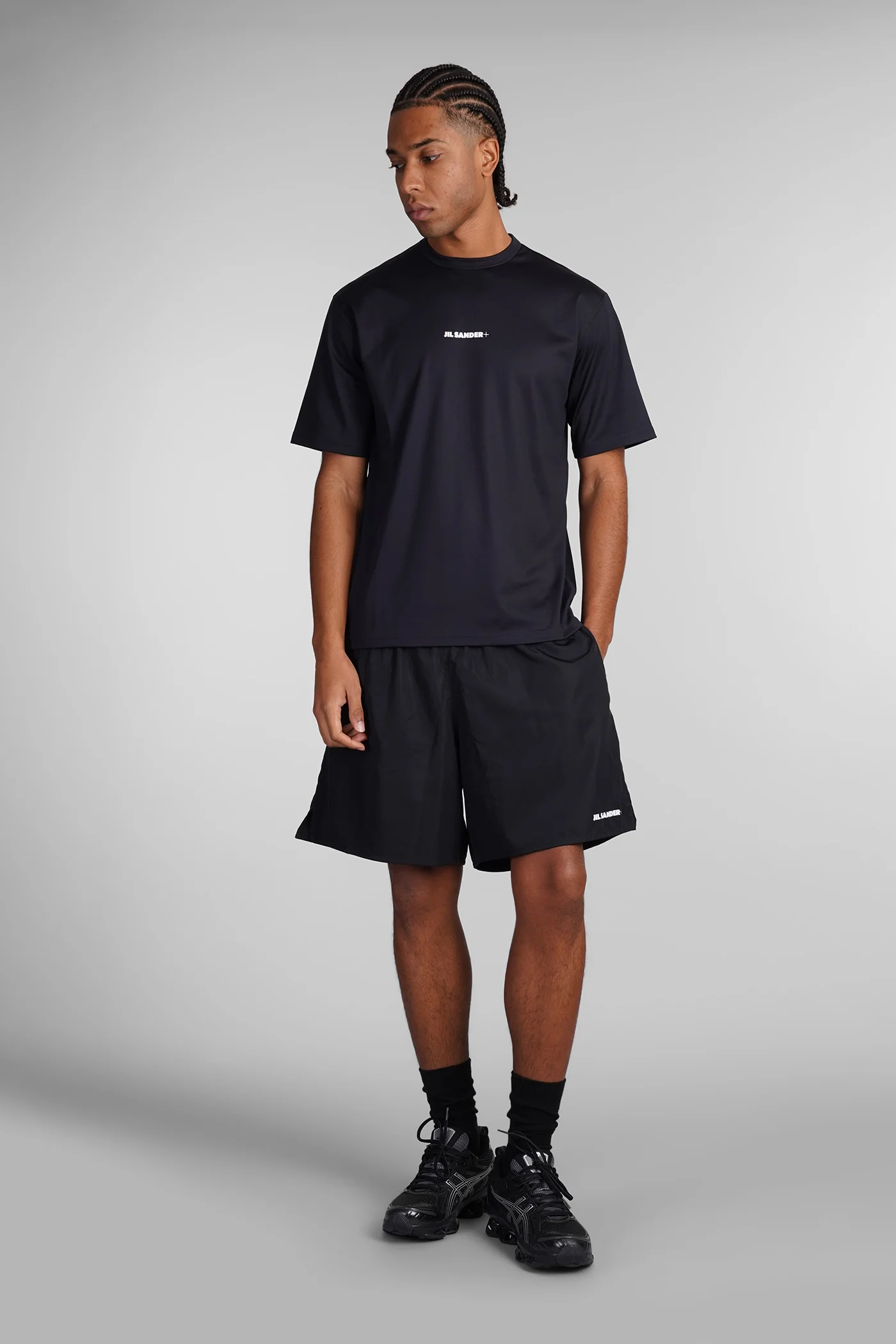 T-Shirt in black polyester - Image 2