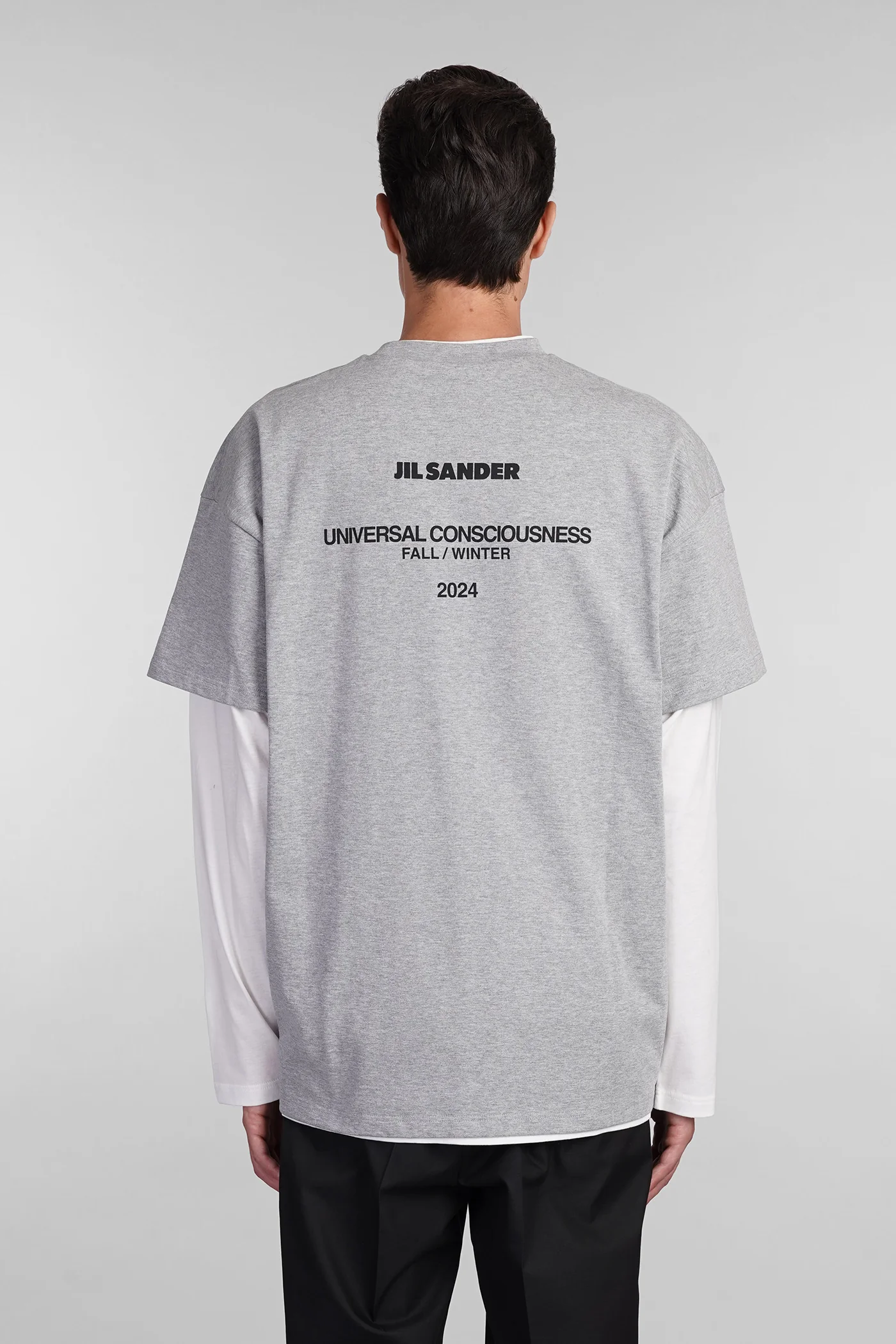T-Shirt in grey cotton - Image 3