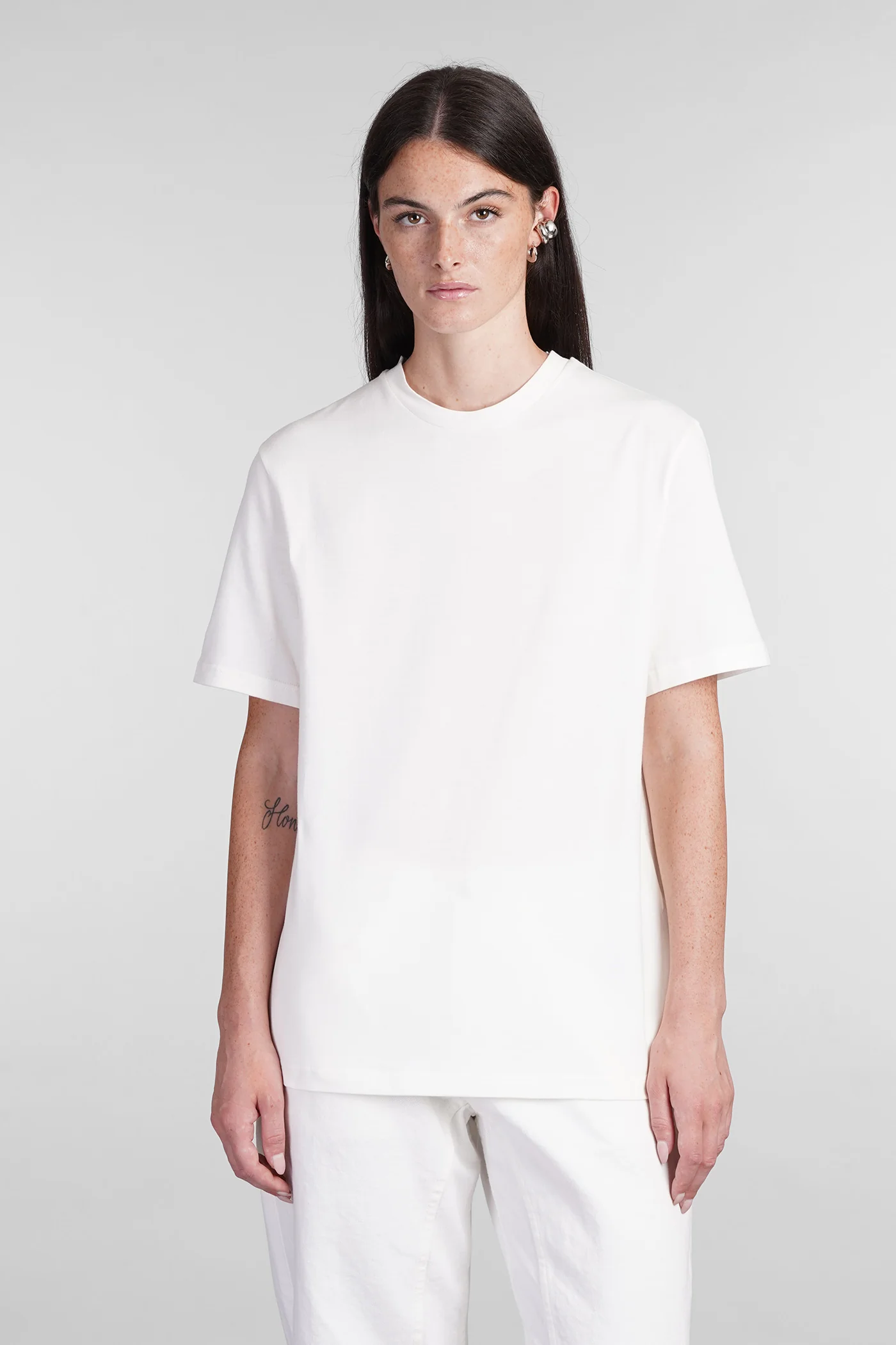 T-Shirt in white cotton