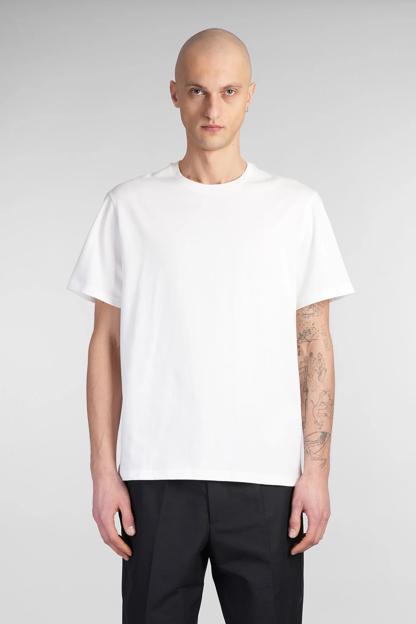 T-Shirt in white cotton - Image 3