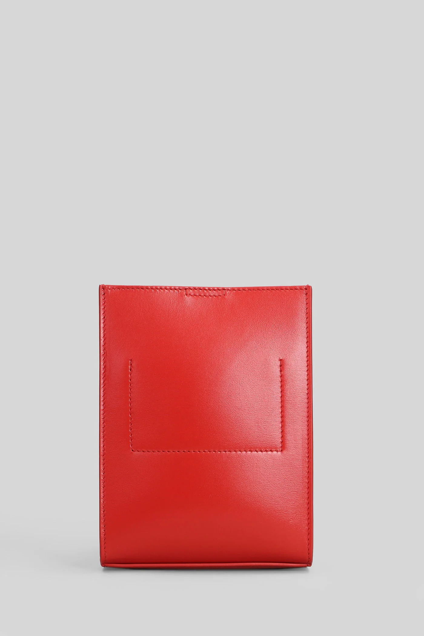 Tangle Shoulder bag in red leather - Image 3