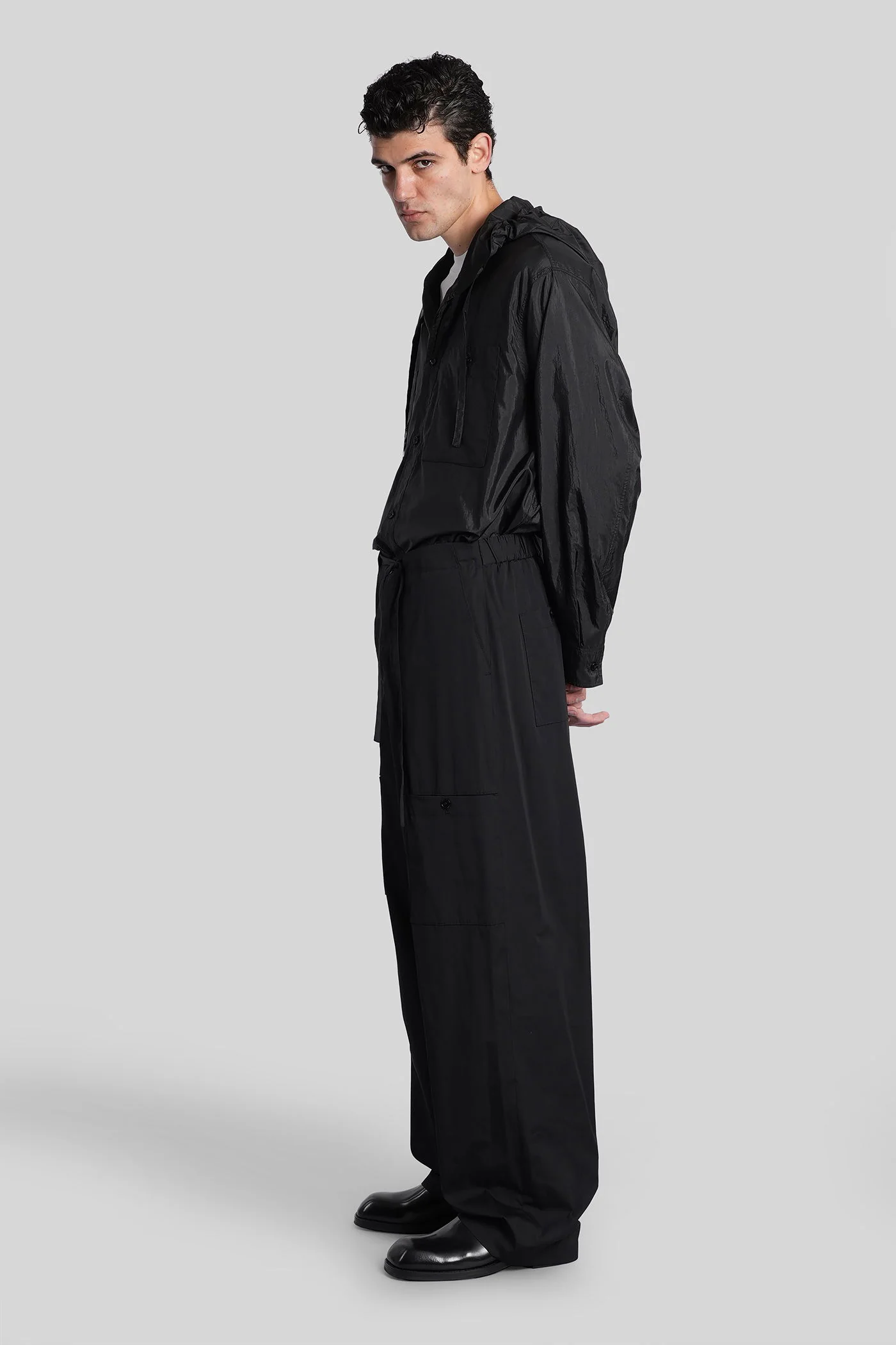 Trousers 295 Pants in black cotton - Image 2