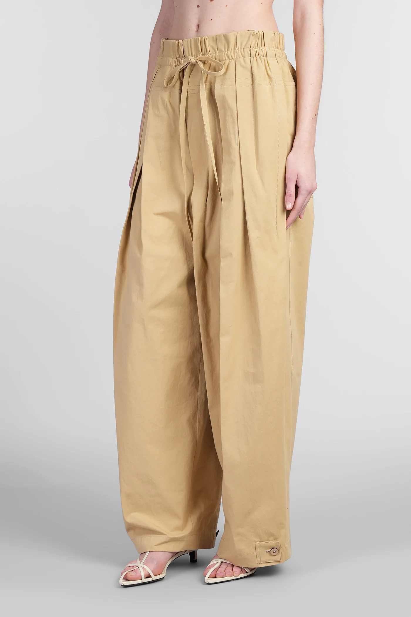 Trousers 68 Pants in yellow cotton - Image 4