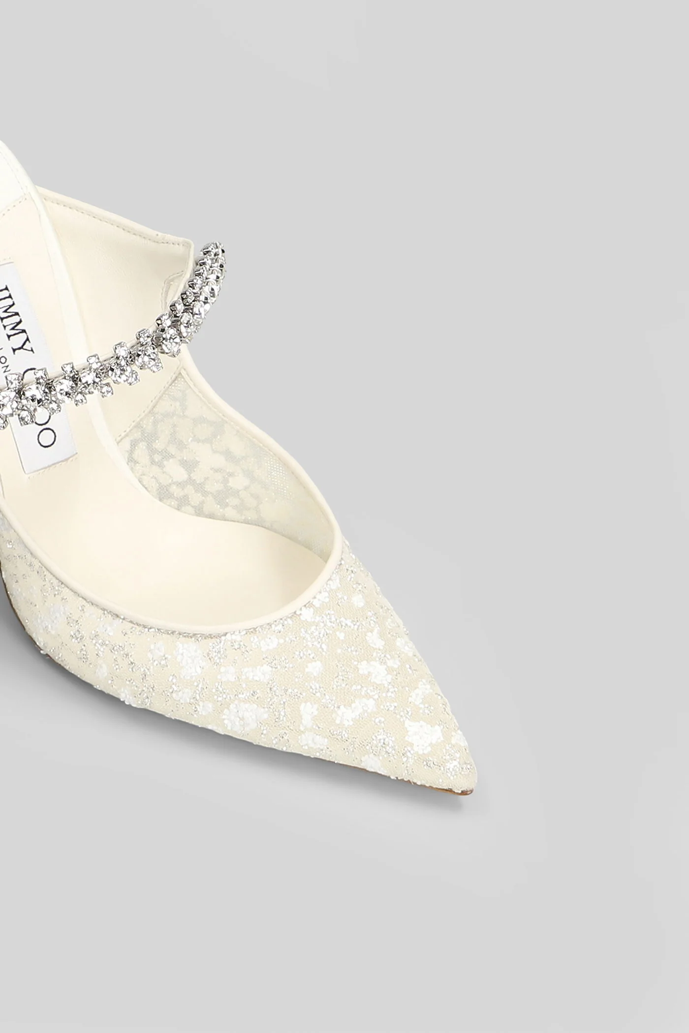 Bing 100 Pumps in white tulle - Image 5
