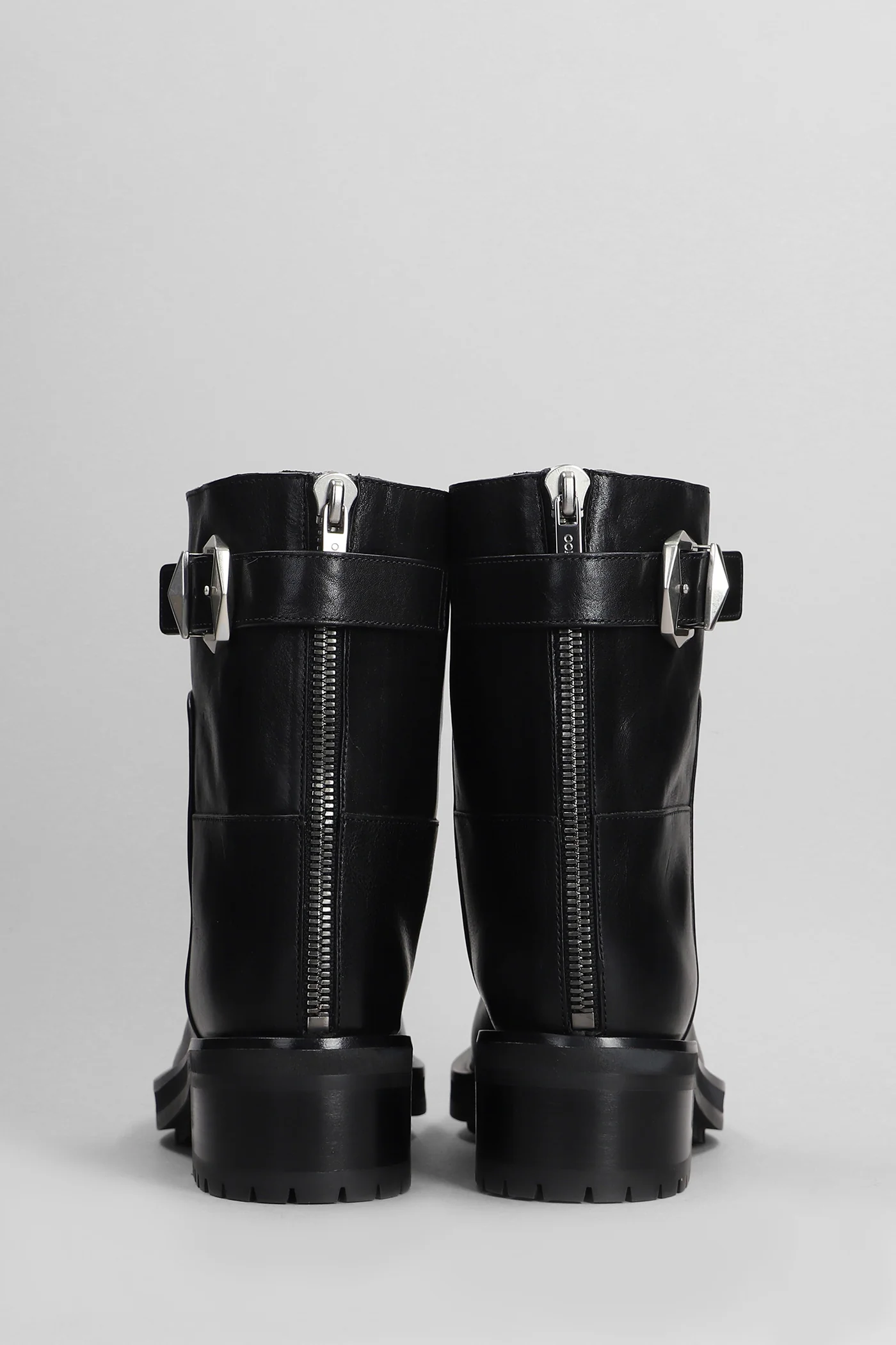 Brooklyn ab 50 low heels Ankle boots in black leather - Image 4