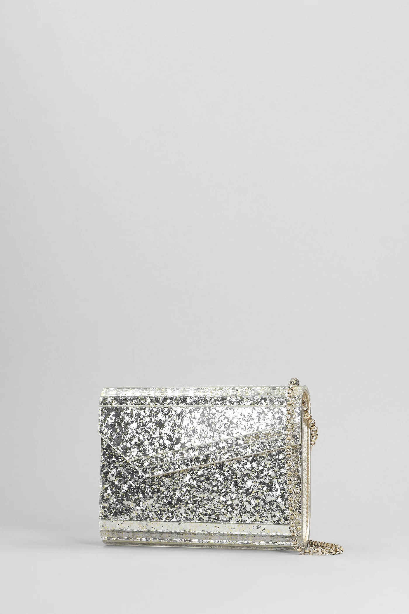 Candy Clutch in silver acrylic - Image 2