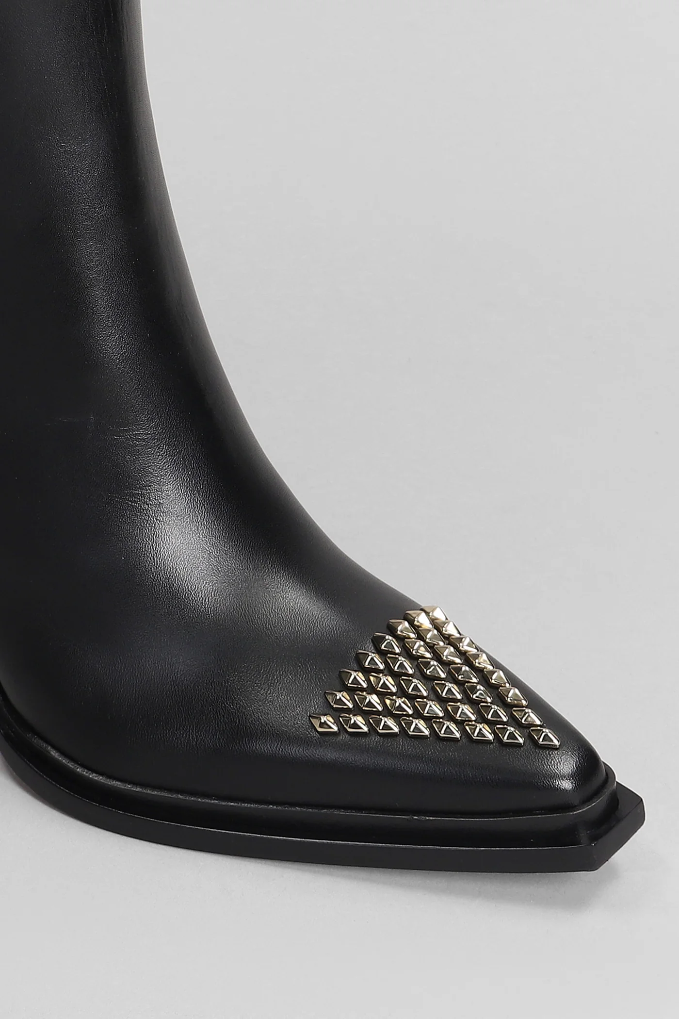 Cece 80 High heels boots in black leather - Image 5