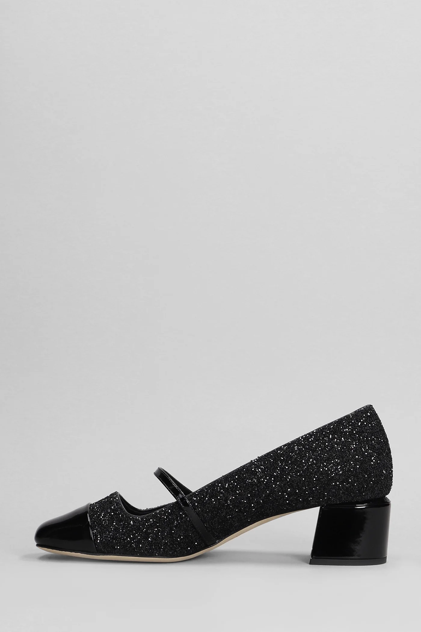 Elisa 45 Pumps in black glitter - Image 3