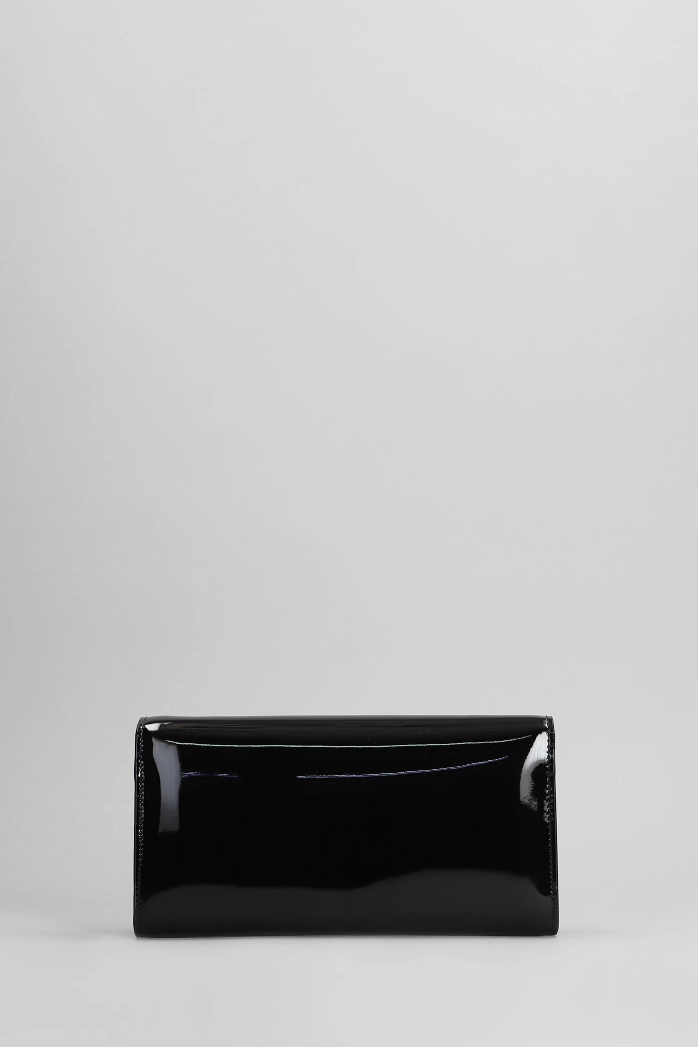 Emmie Clutch in black leather - Image 3