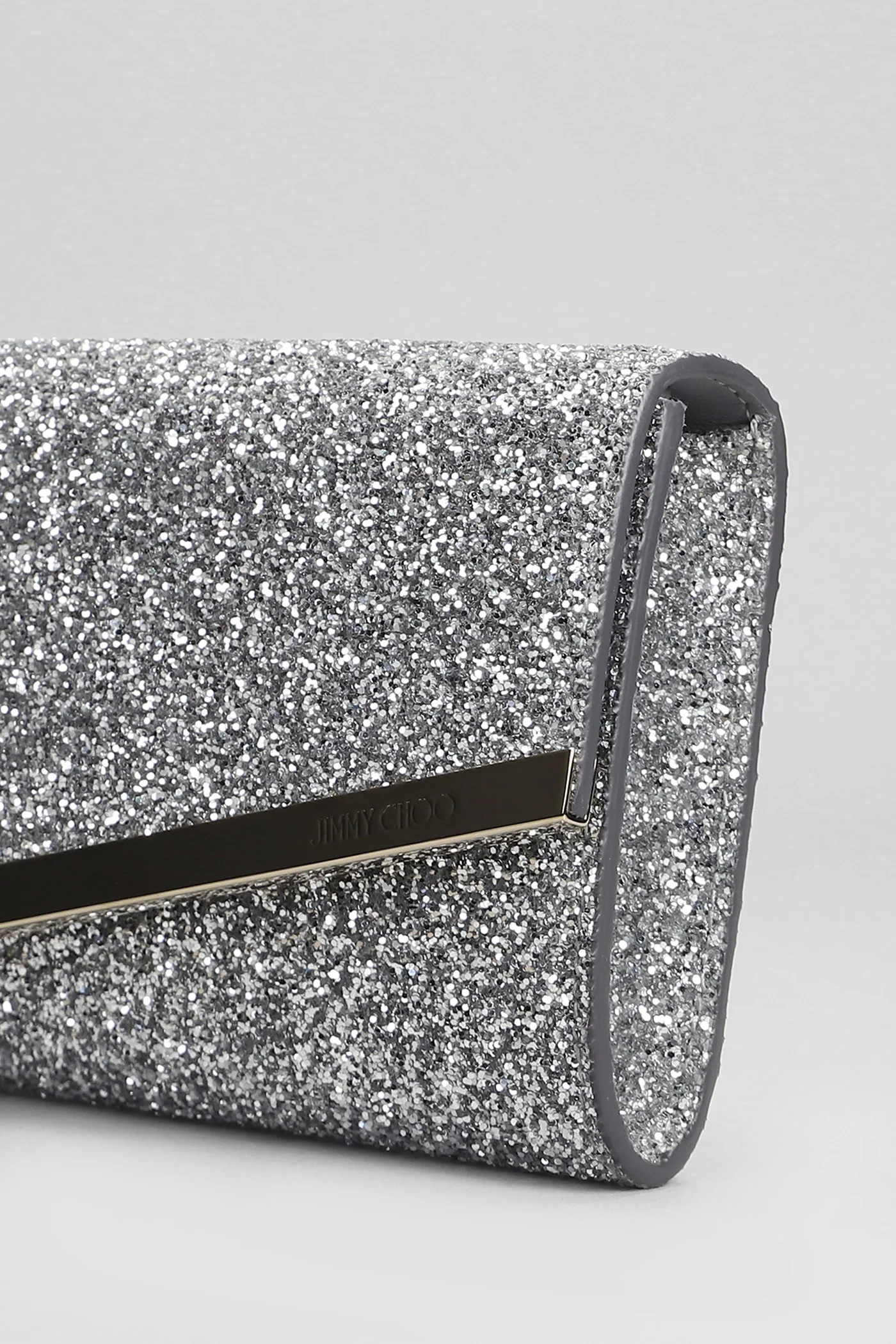 Emmie Clutch in silver glitter - Image 4