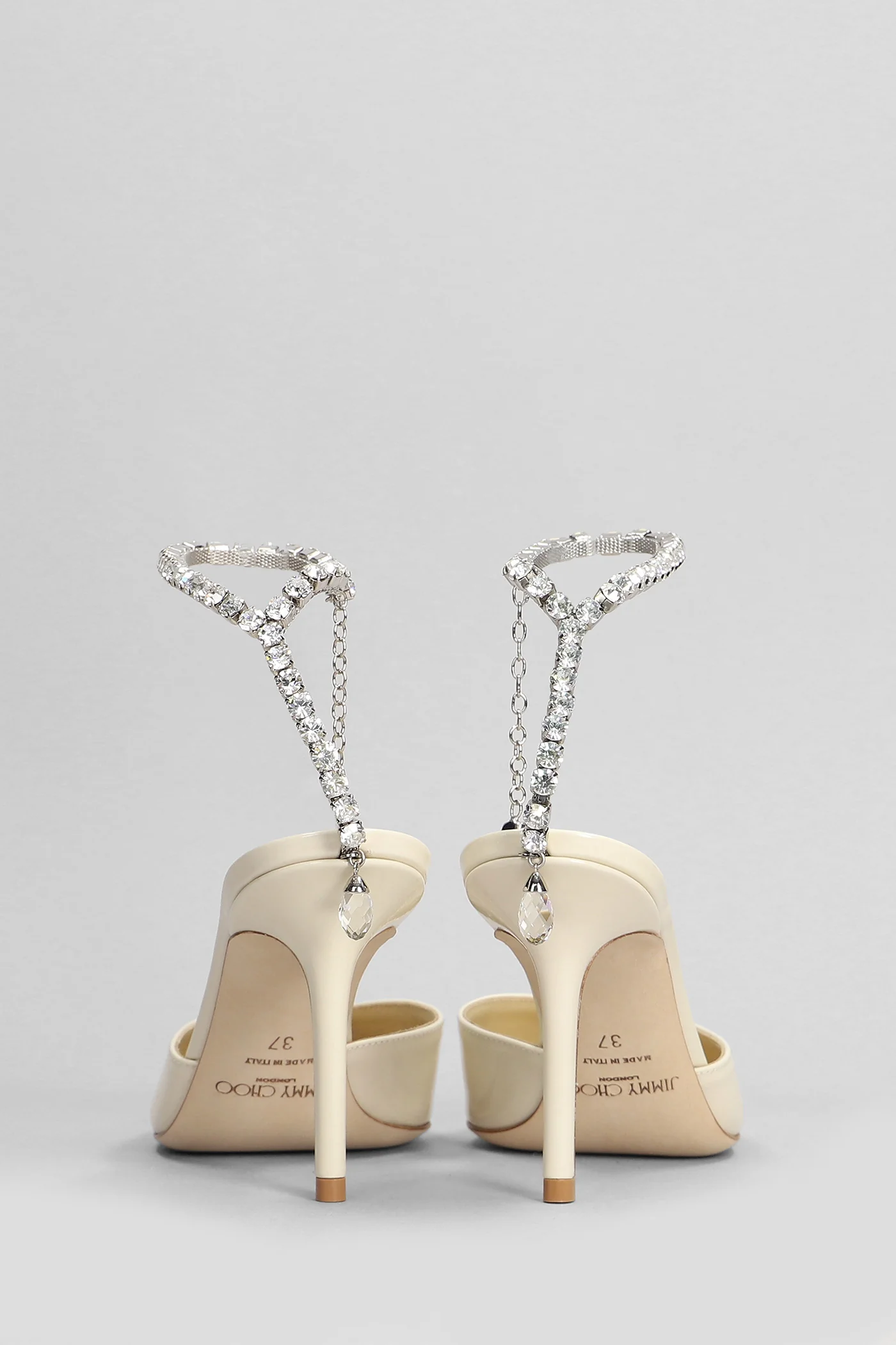 Saeda 85 Pumps in beige patent leather - Image 4