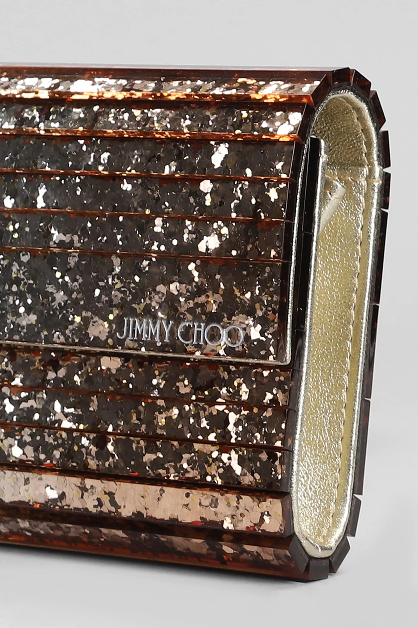 Sweetie Clutch in silver acrylic - Image 4