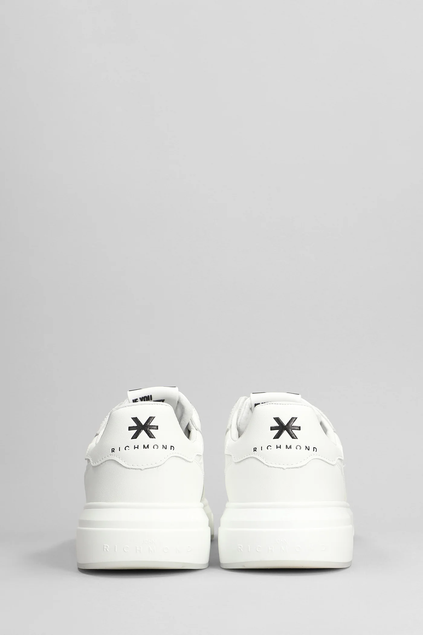 Sneakers in white leather - Image 4