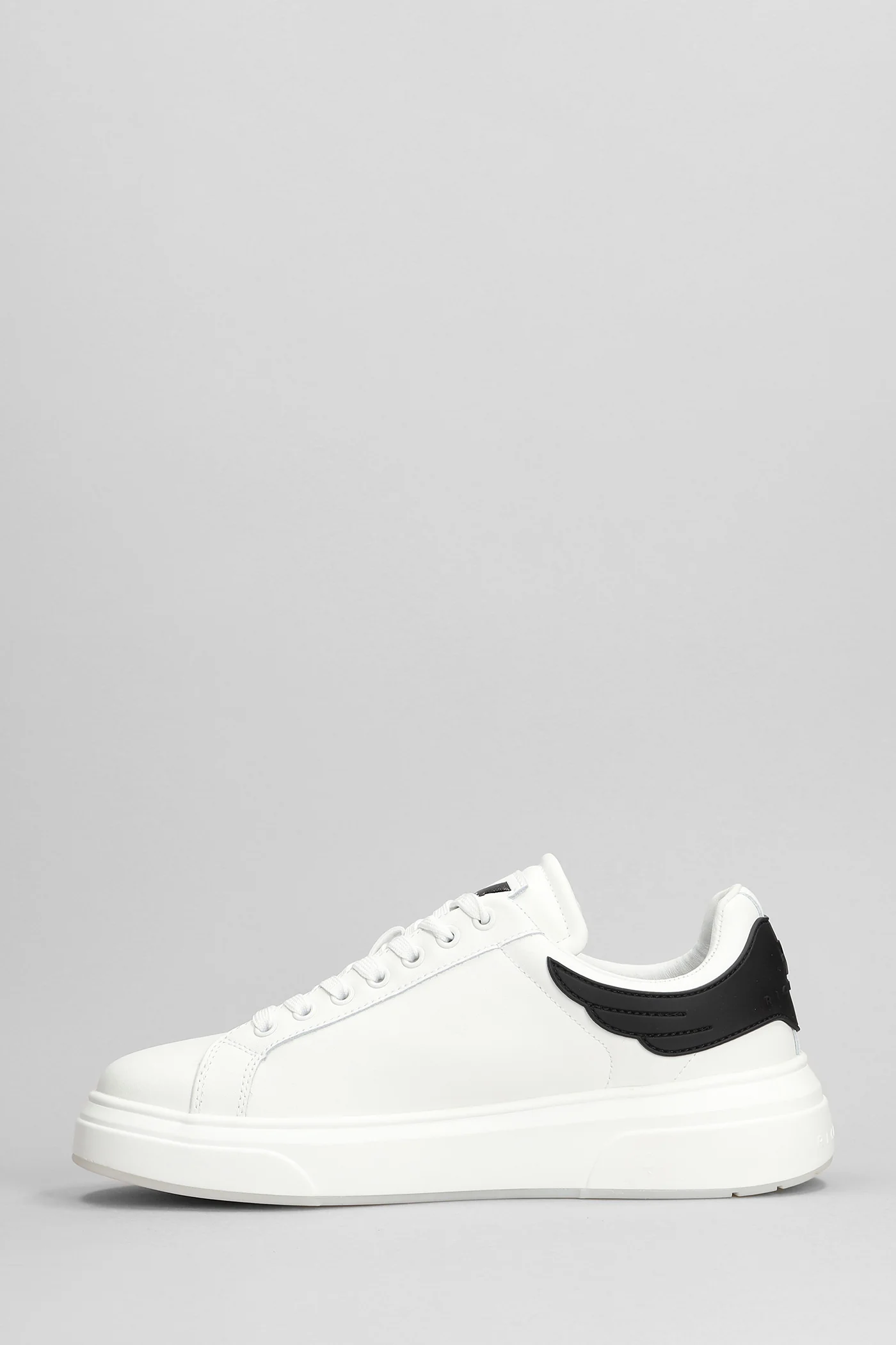 Sneakers in white leather - Image 3