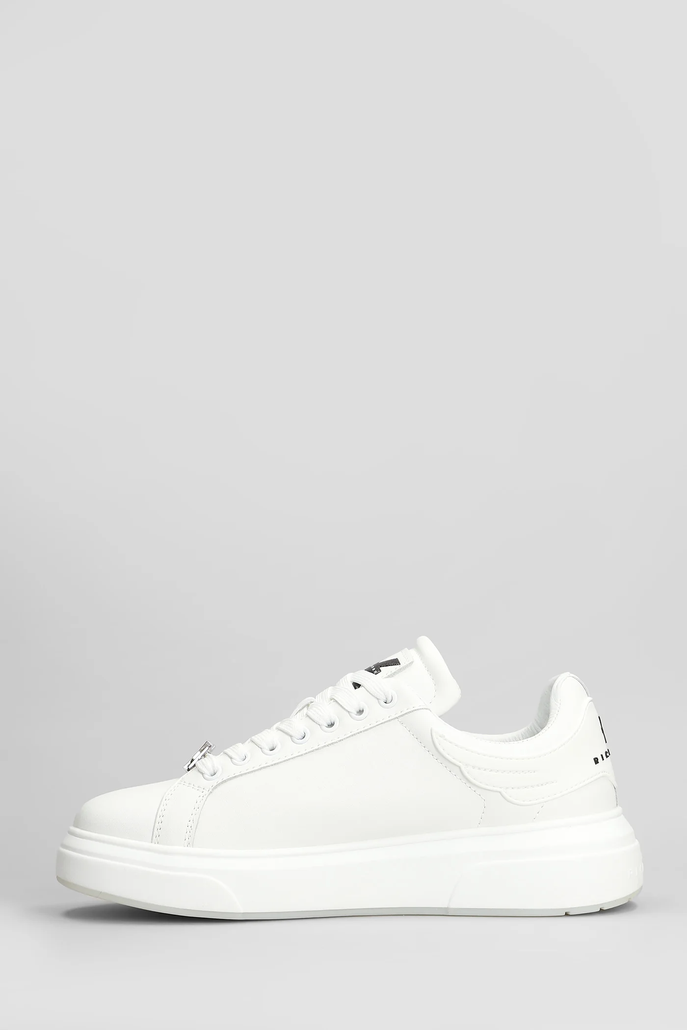 Sneakers in white leather - Image 3