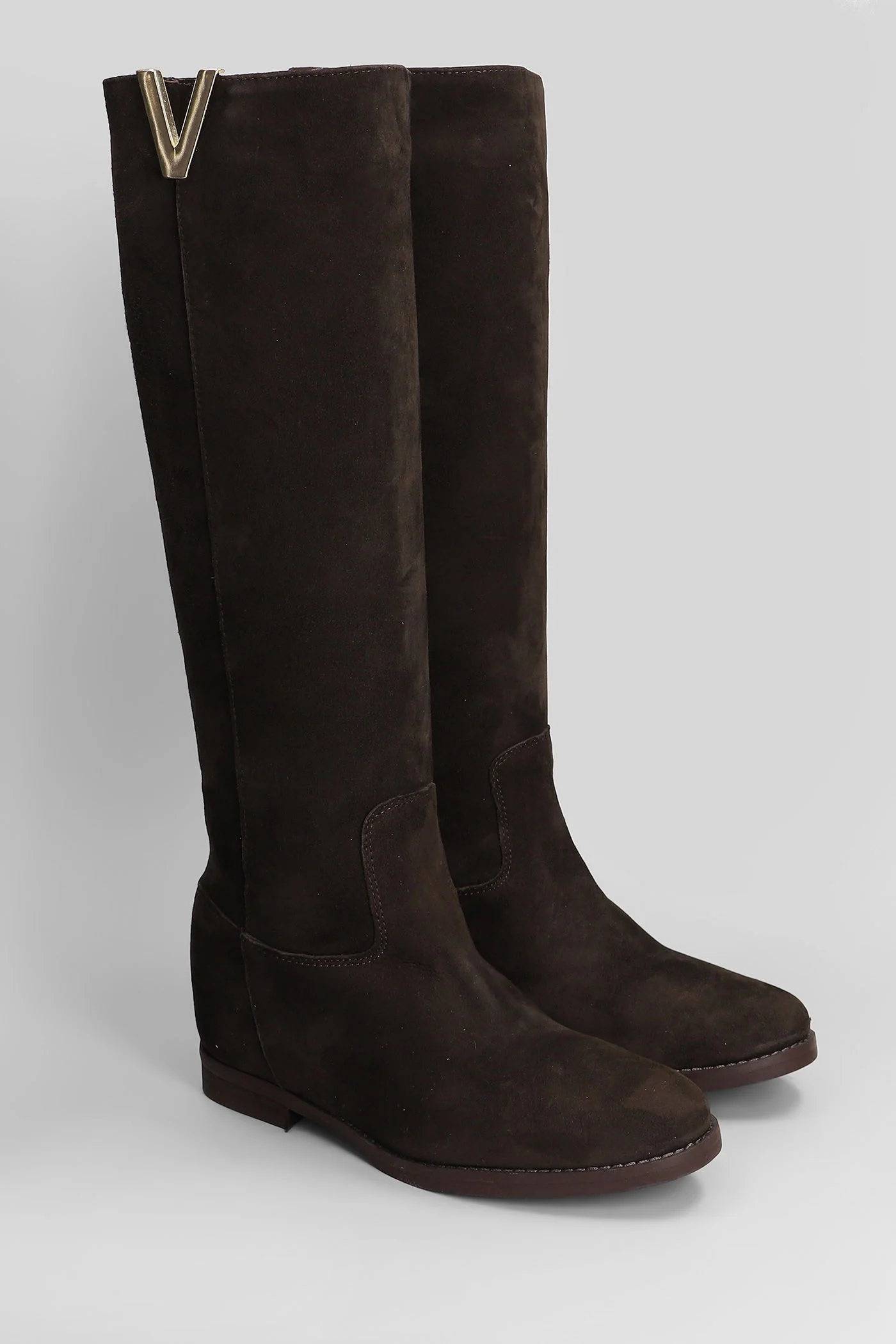 in dark brown suede - Image 2