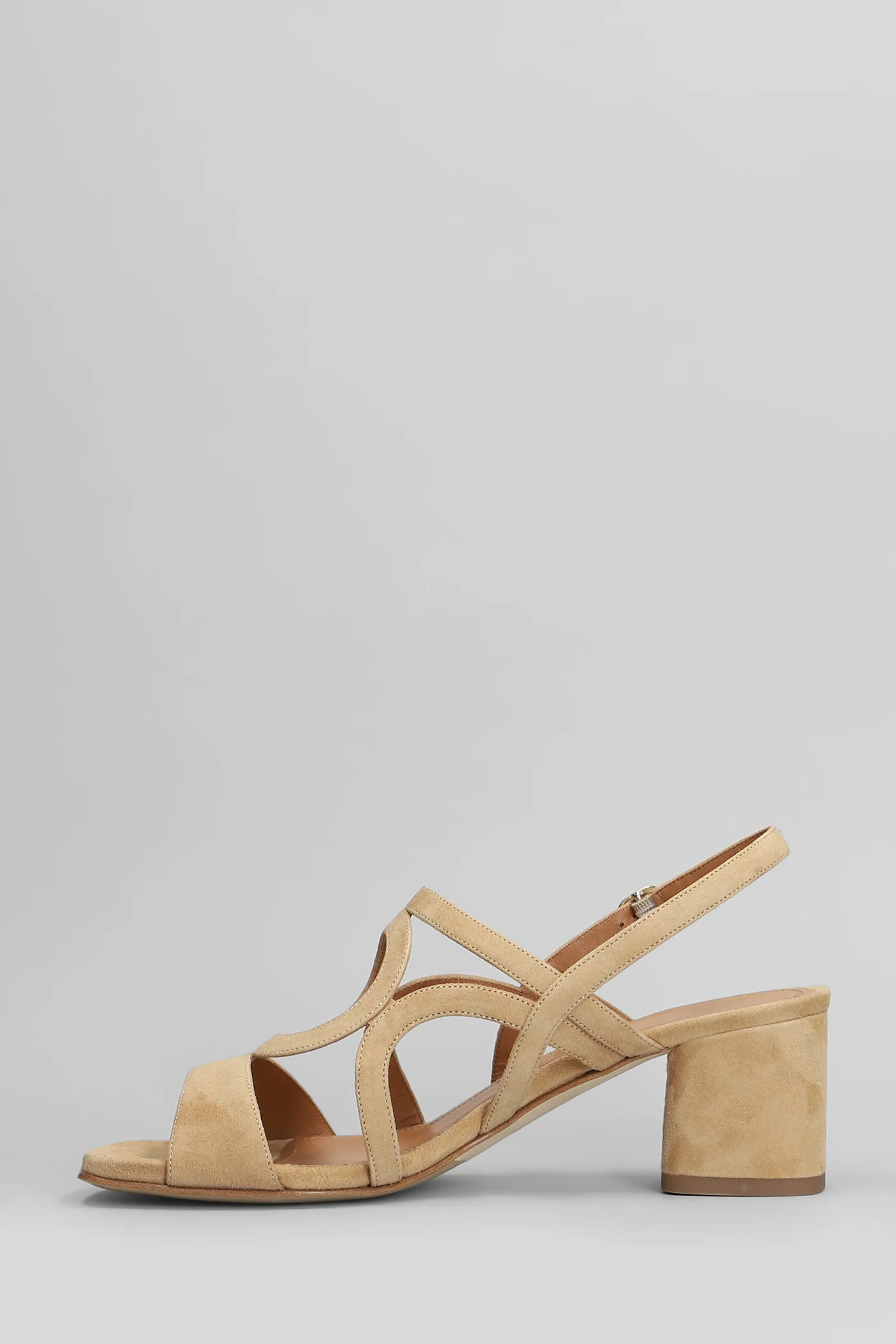 Sandals in beige suede - Image 3