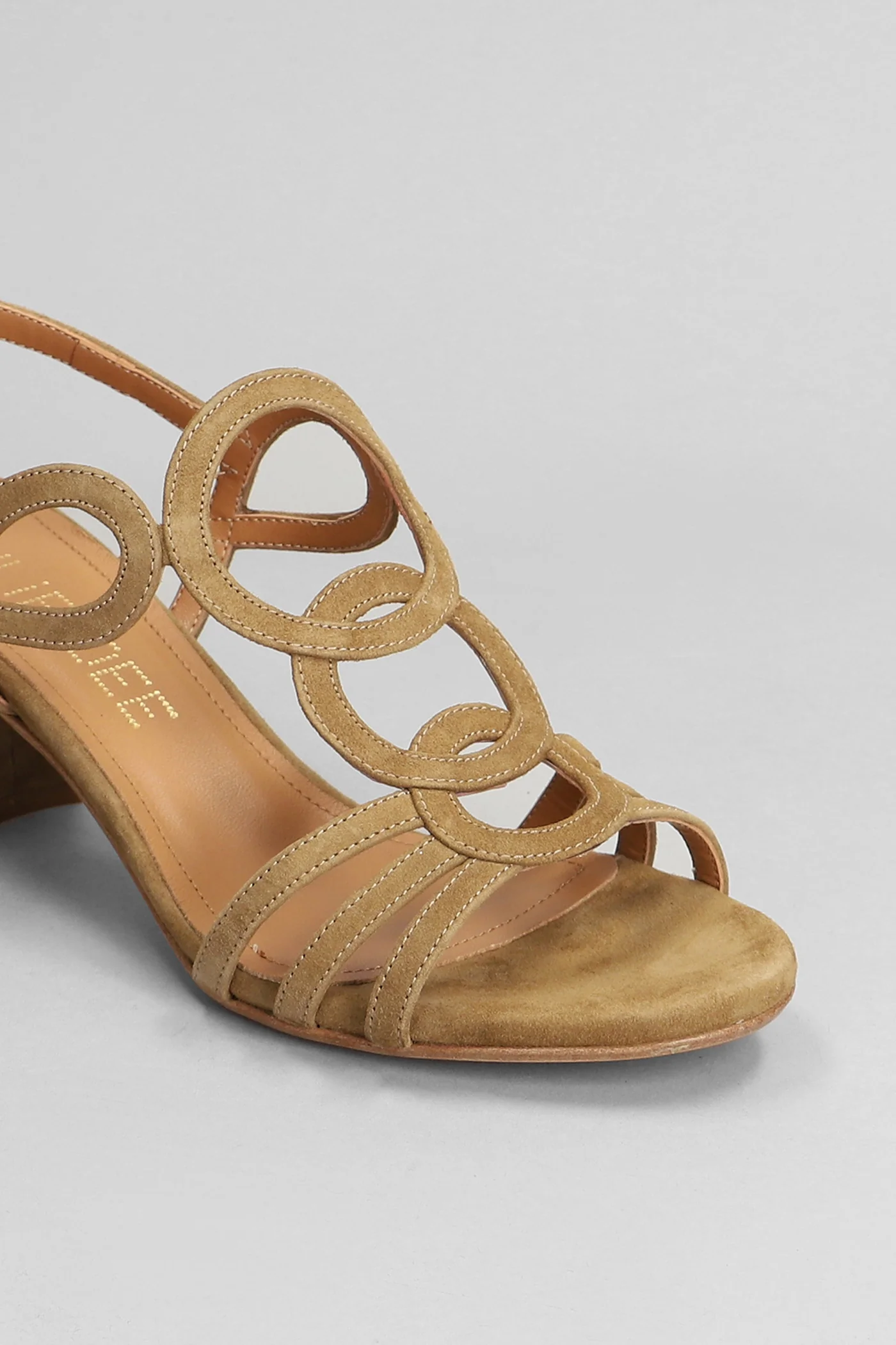 Sandals in leather color suede - Image 5