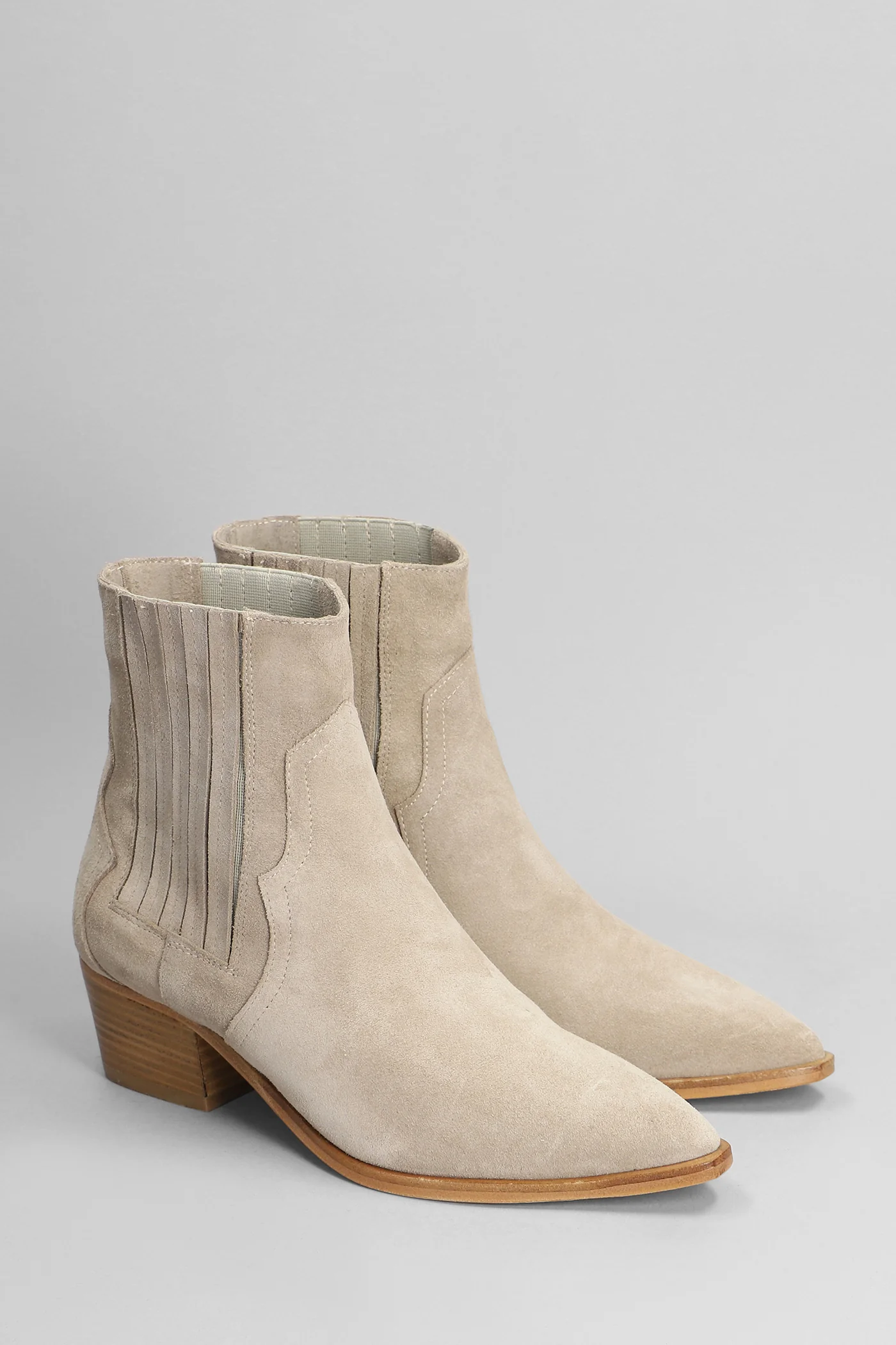 texan Ankle boots in beige suede - Image 2