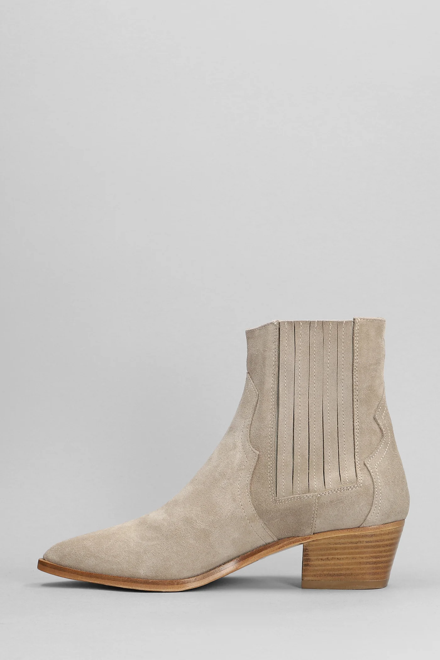 texan Ankle boots in beige suede - Image 3
