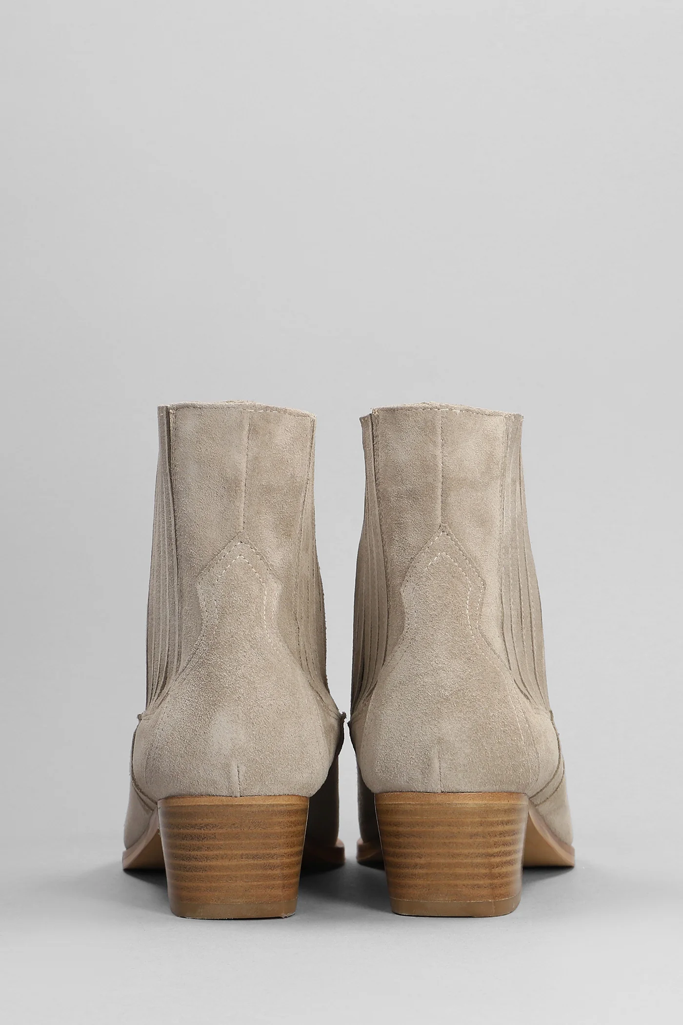 texan Ankle boots in beige suede - Image 4