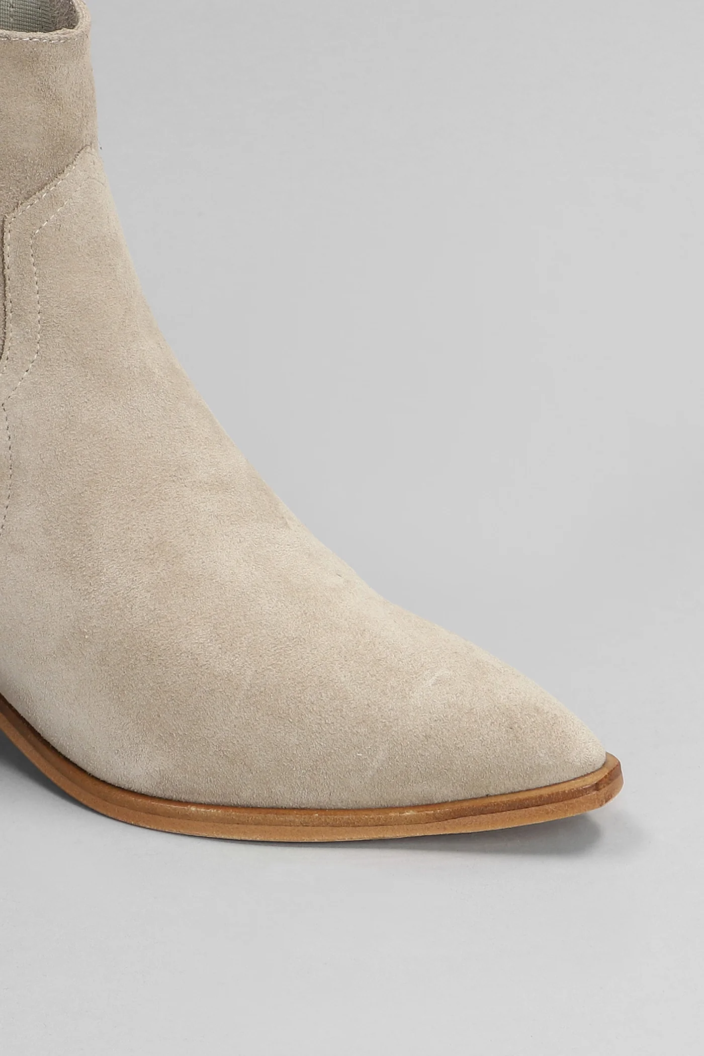 texan Ankle boots in beige suede - Image 5
