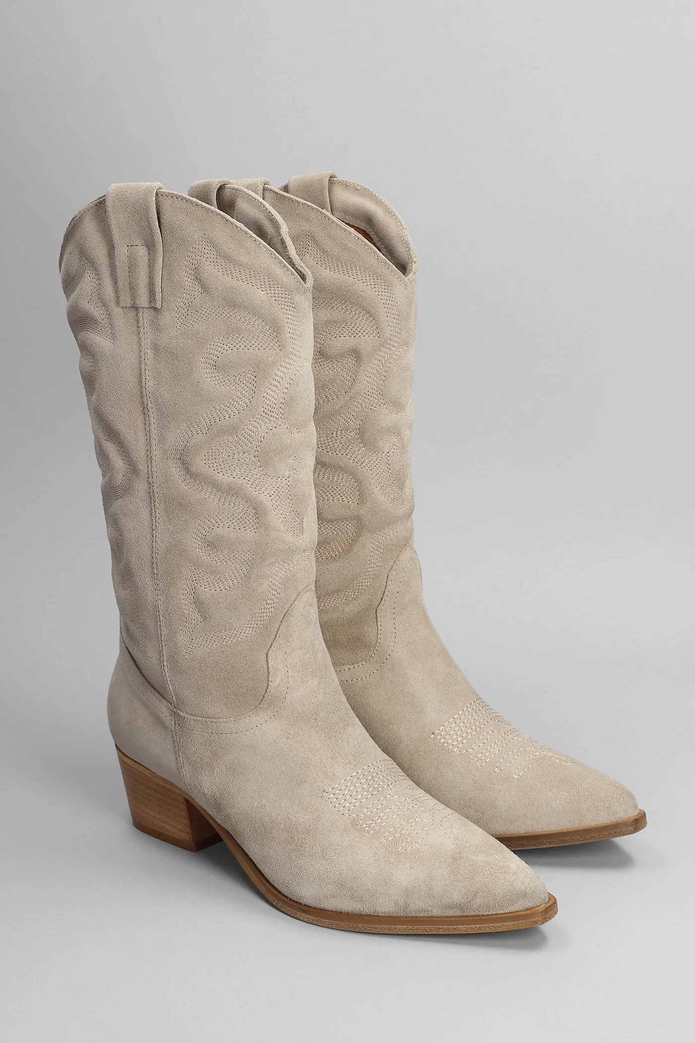 texan Ankle boots in beige suede - Image 2