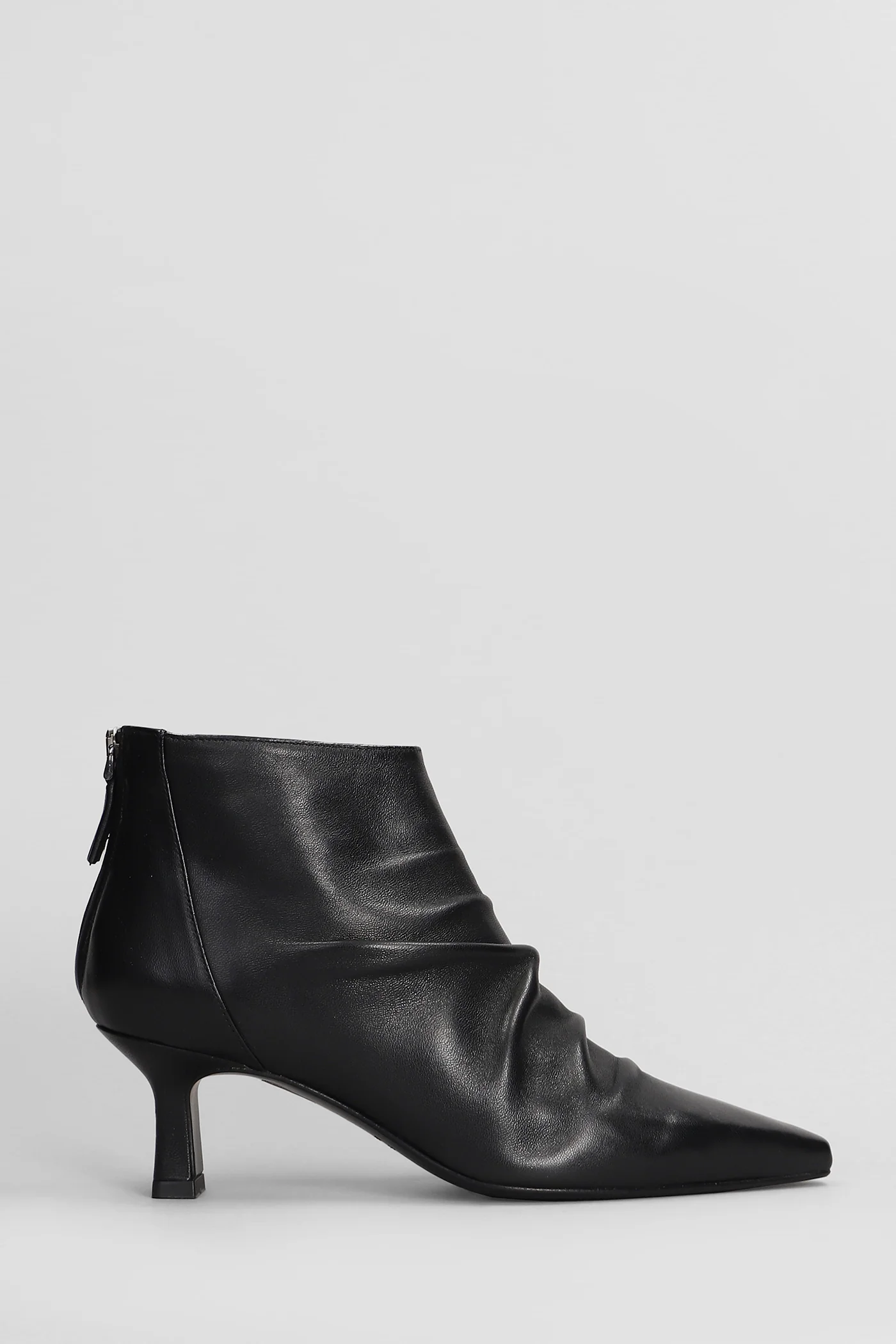 texan Ankle boots in black leather