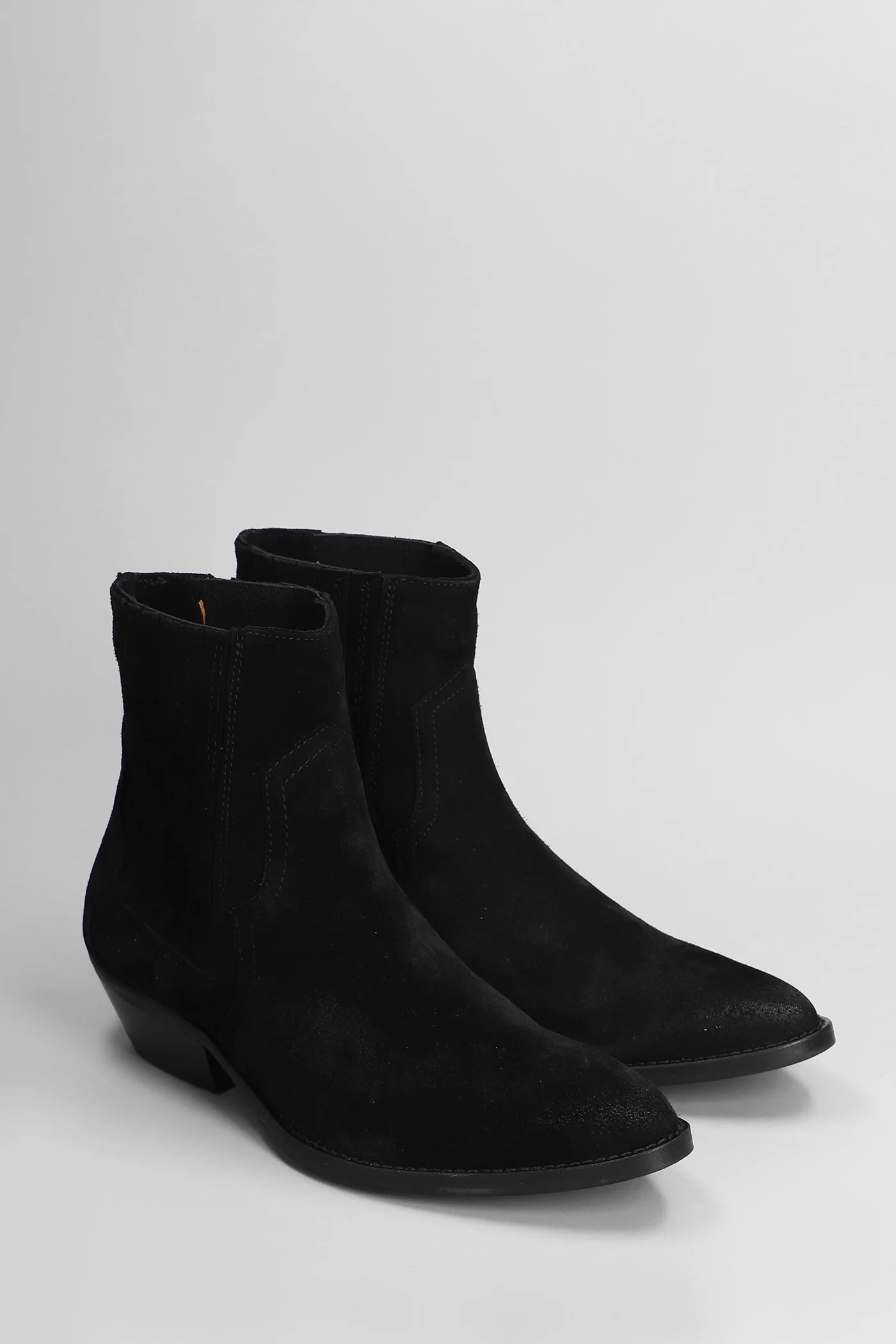 texan Ankle boots in black suede - Image 2