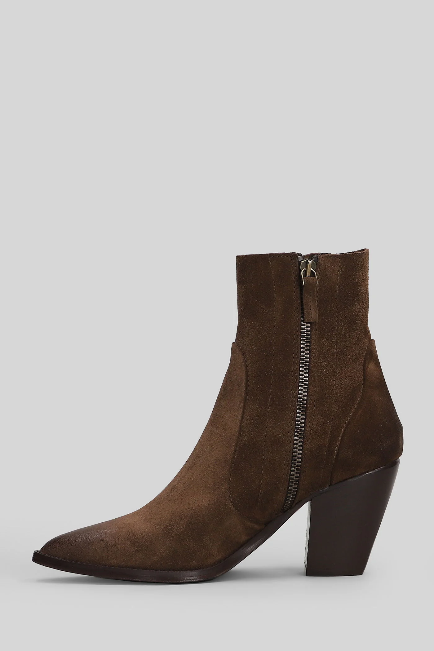 texan Ankle boots in brown suede - Image 3