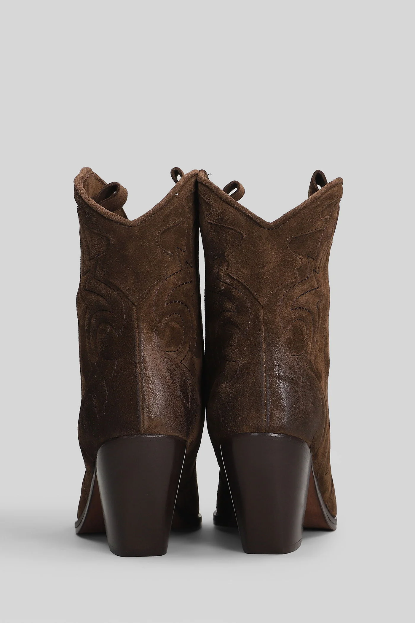 texan Ankle boots in brown suede - Image 4